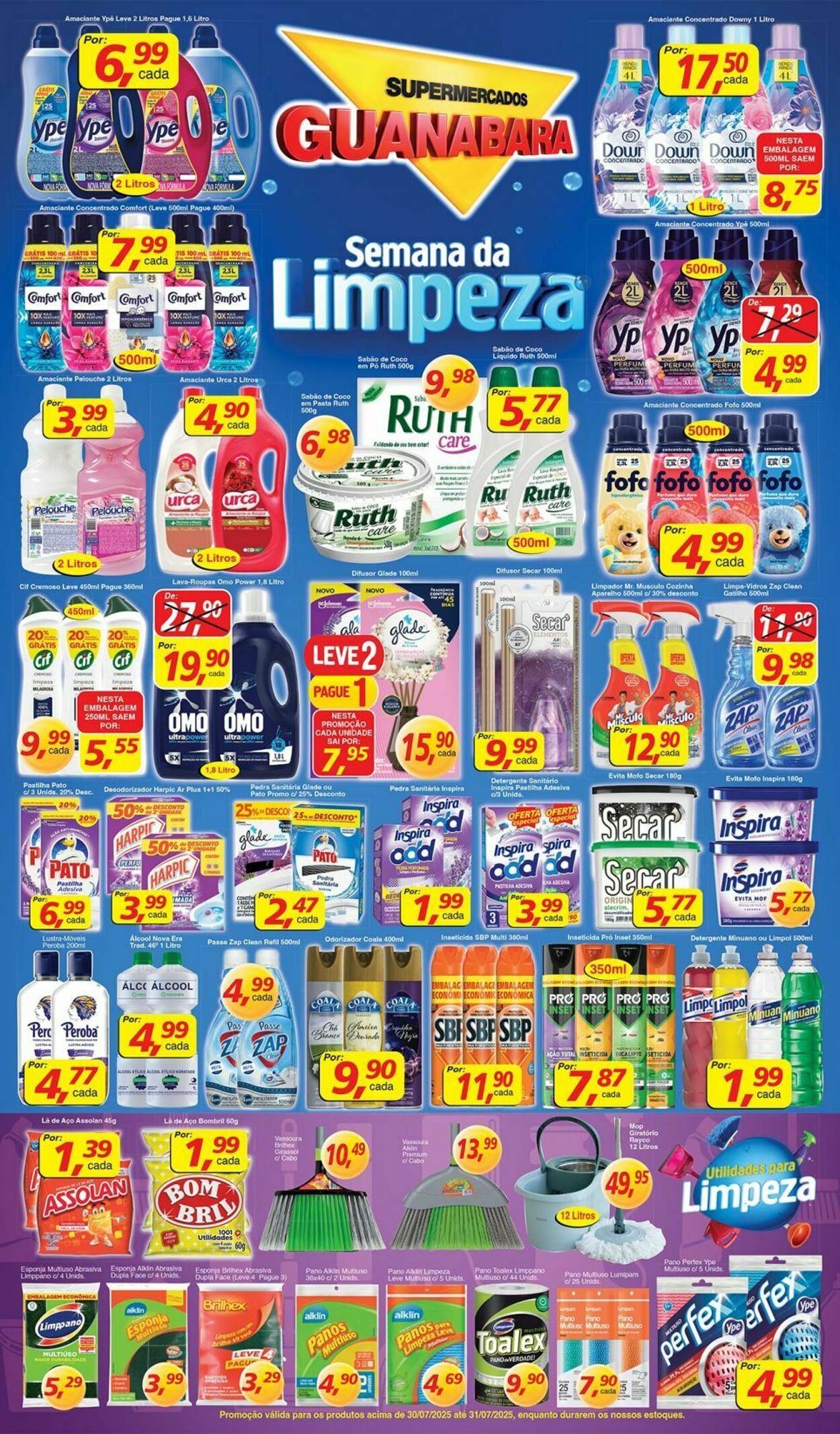 Folheto Supermercados Guanabara 30.07.2025 - 31.07.2025
