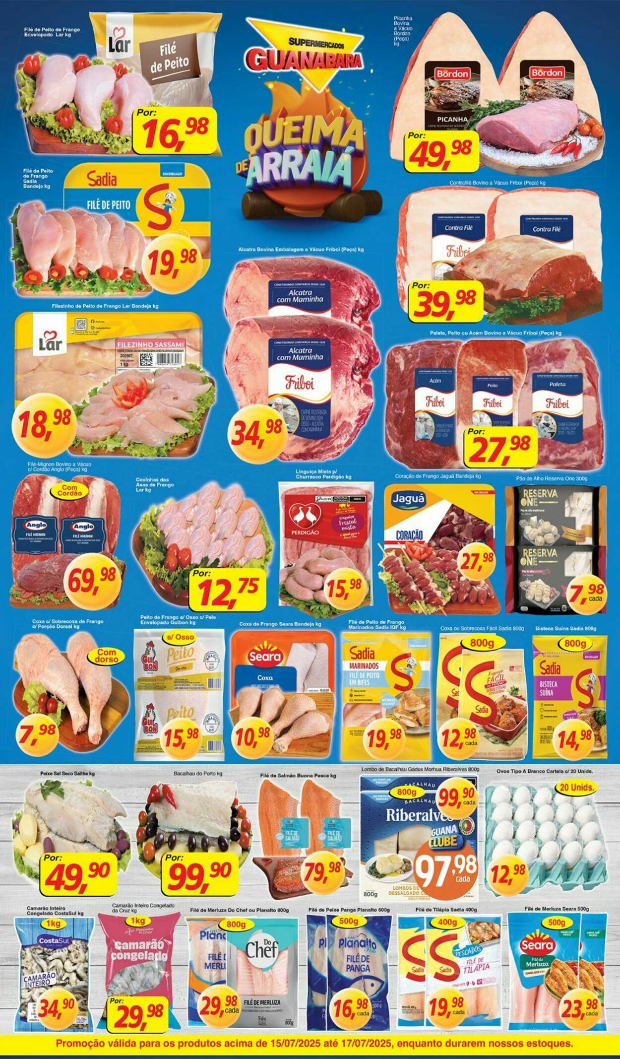 Folheto Supermercados Guanabara 15.07.2025 - 16.07.2025