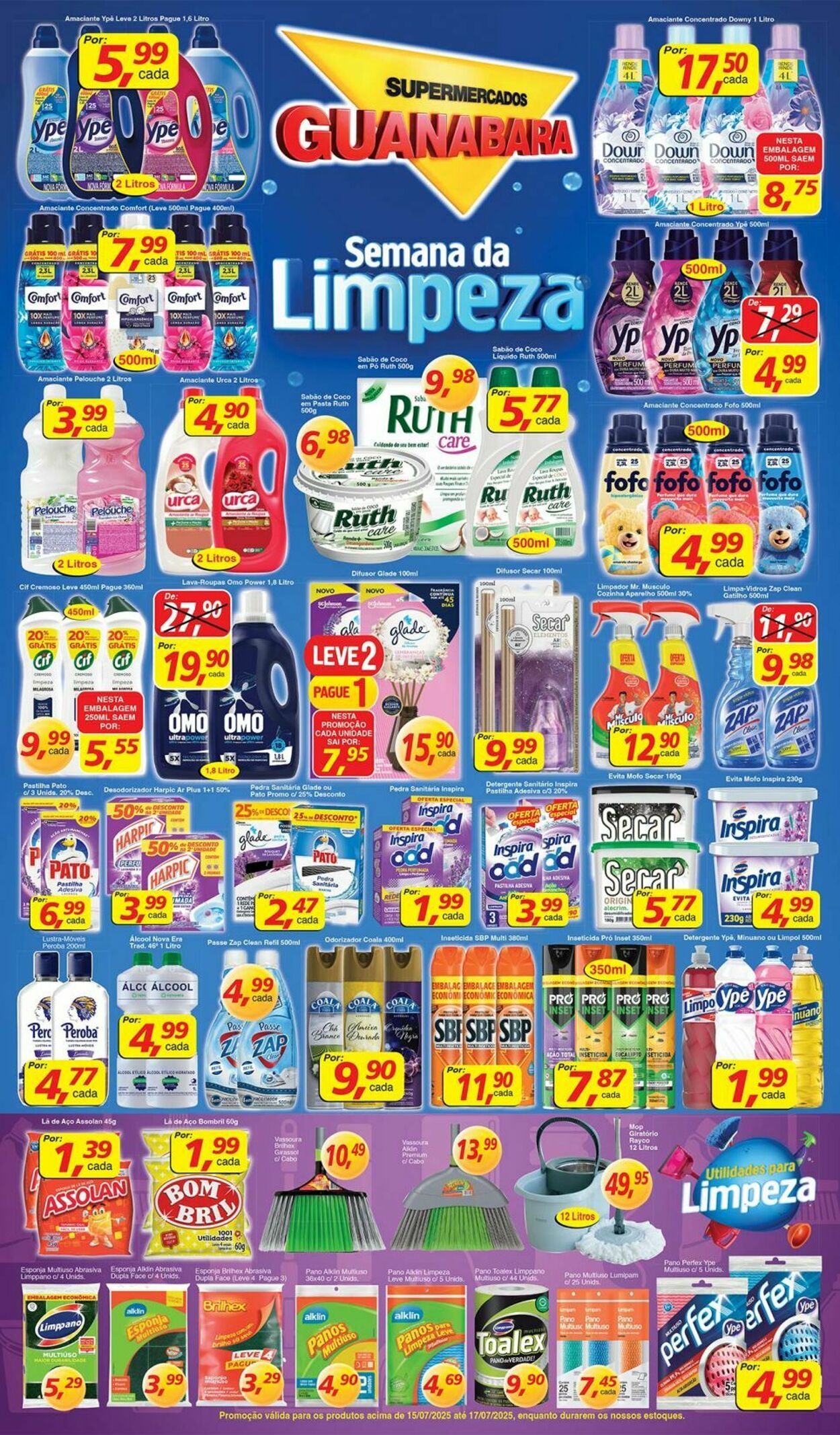 Folheto Supermercados Guanabara 15.07.2025 - 16.07.2025