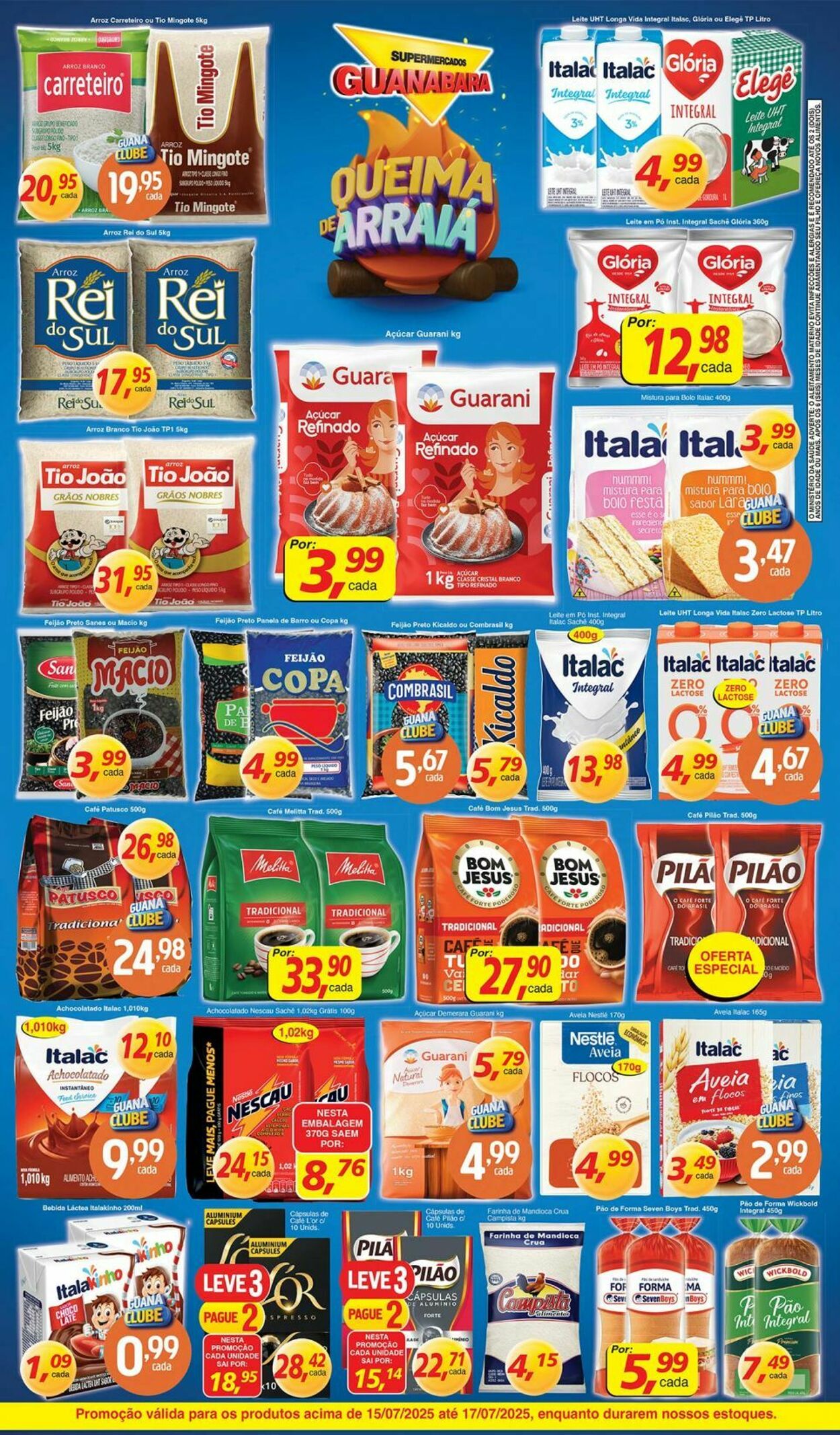 Folheto Supermercados Guanabara 15.07.2025 - 16.07.2025