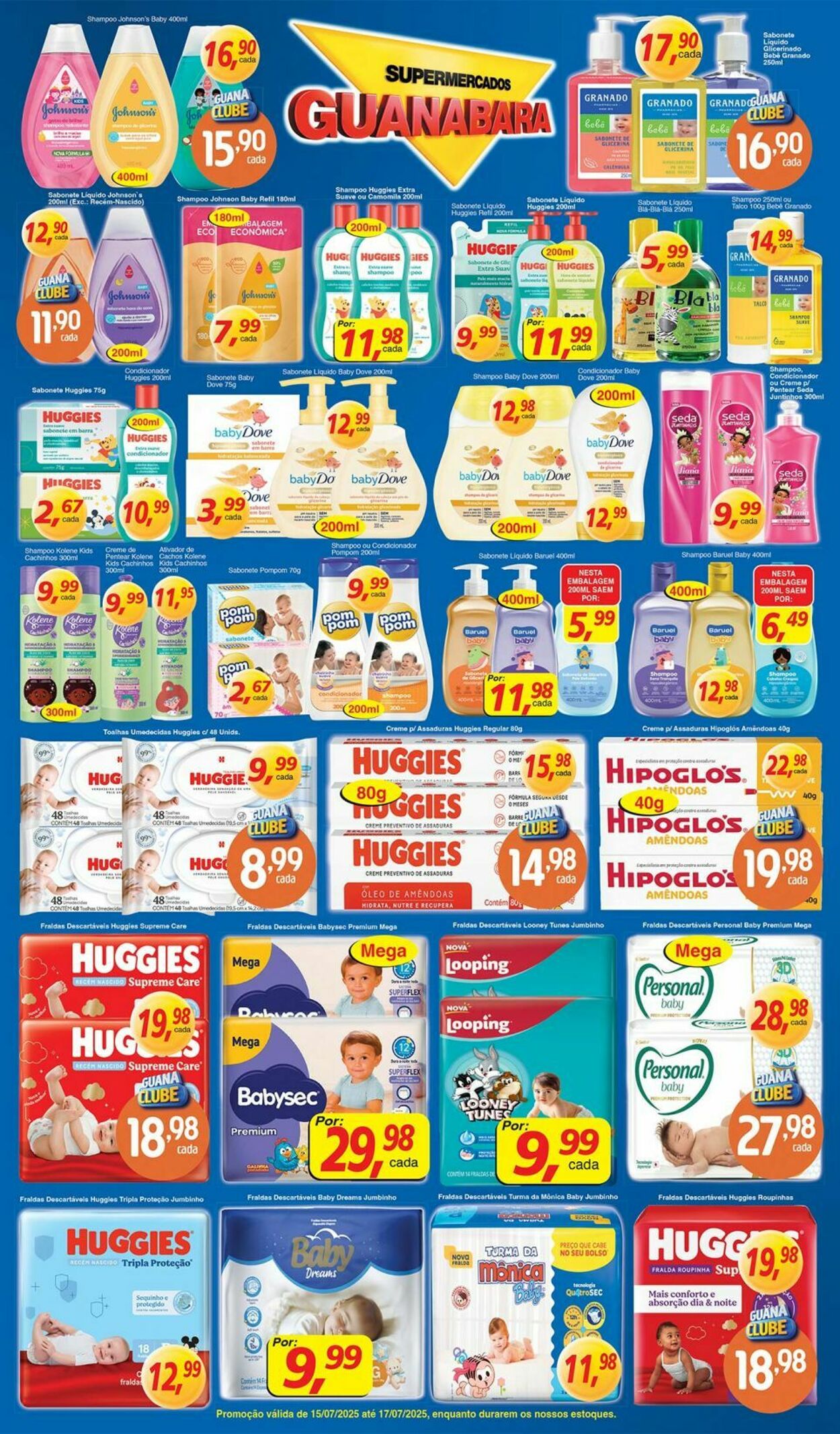 Folheto Supermercados Guanabara 15.07.2025 - 16.07.2025