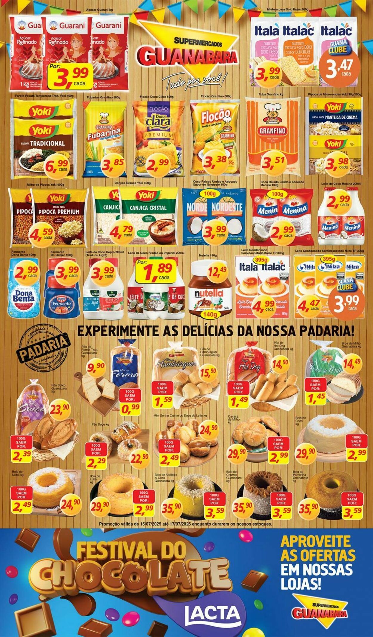 Folheto Supermercados Guanabara 15.07.2025 - 16.07.2025