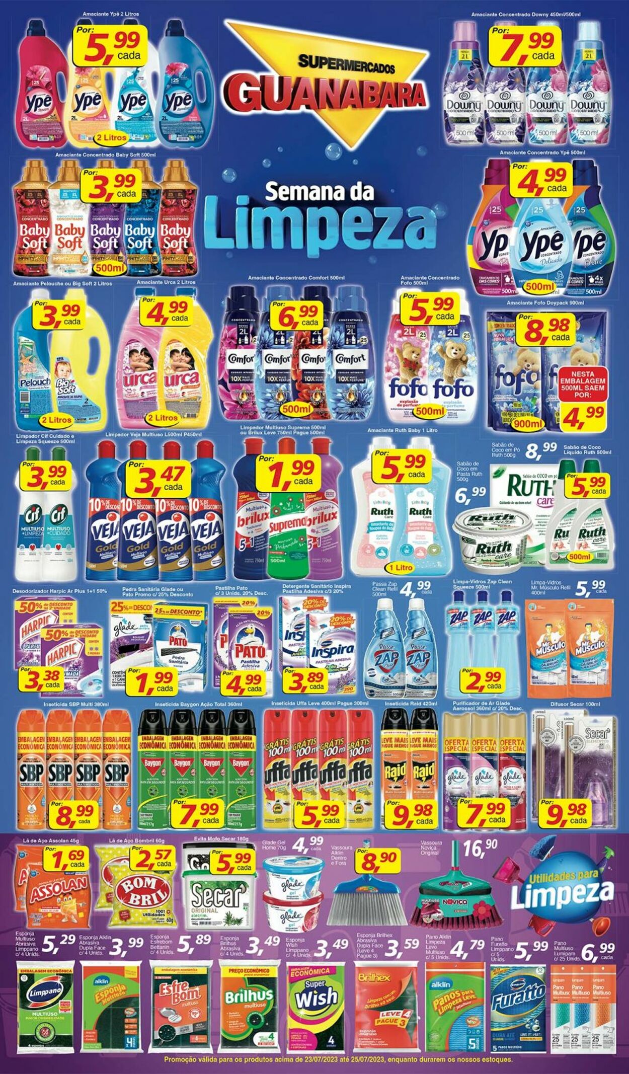 Folheto Supermercados Guanabara 23.07.2023 - 25.07.2023