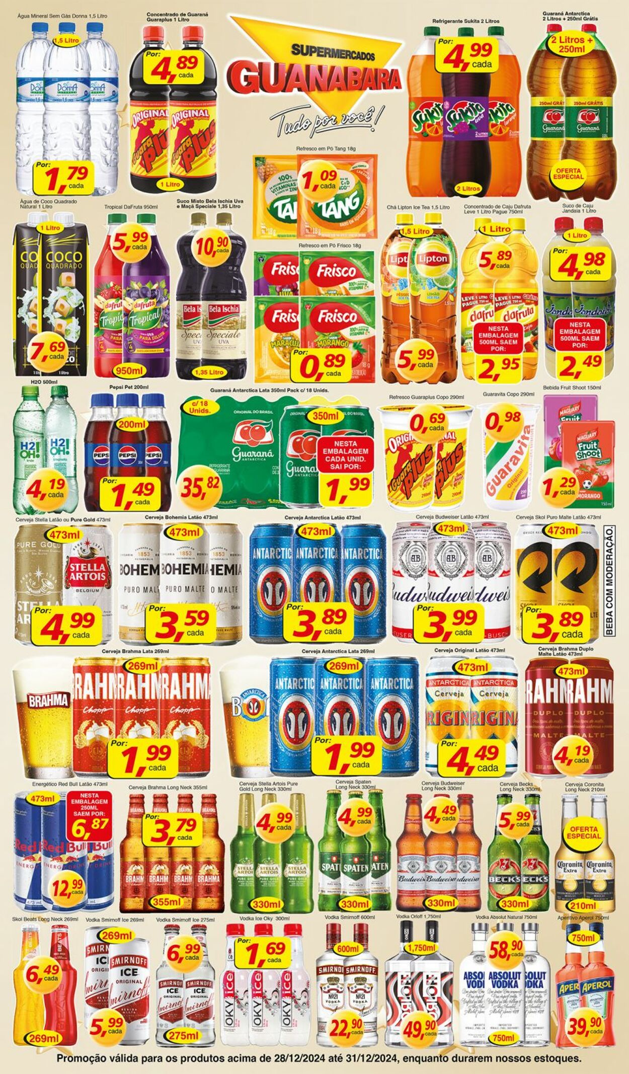 Folheto Supermercados Guanabara 28.12.2024 - 29.12.2024