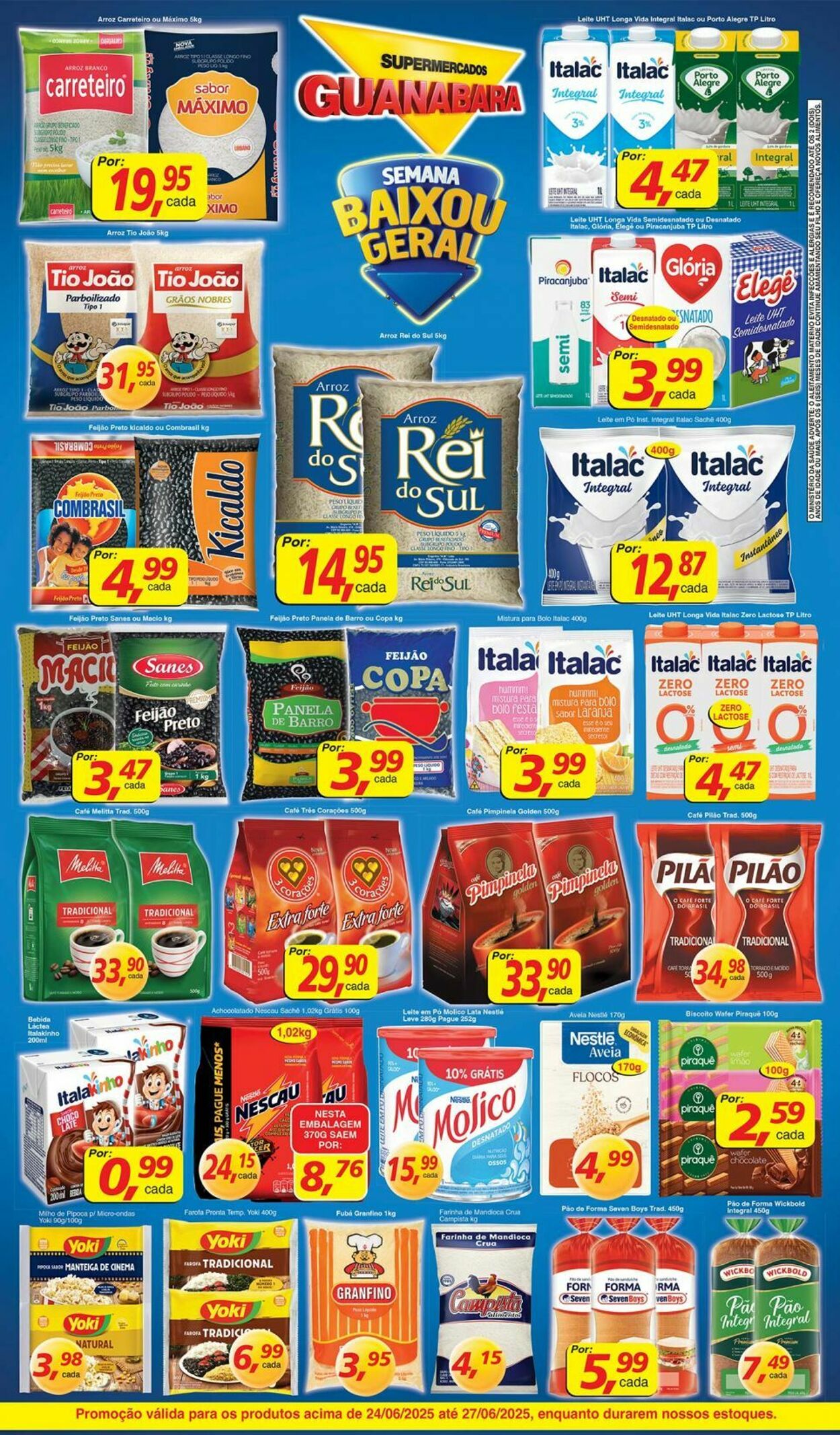 Folheto Supermercados Guanabara 24.06.2025 - 25.06.2025