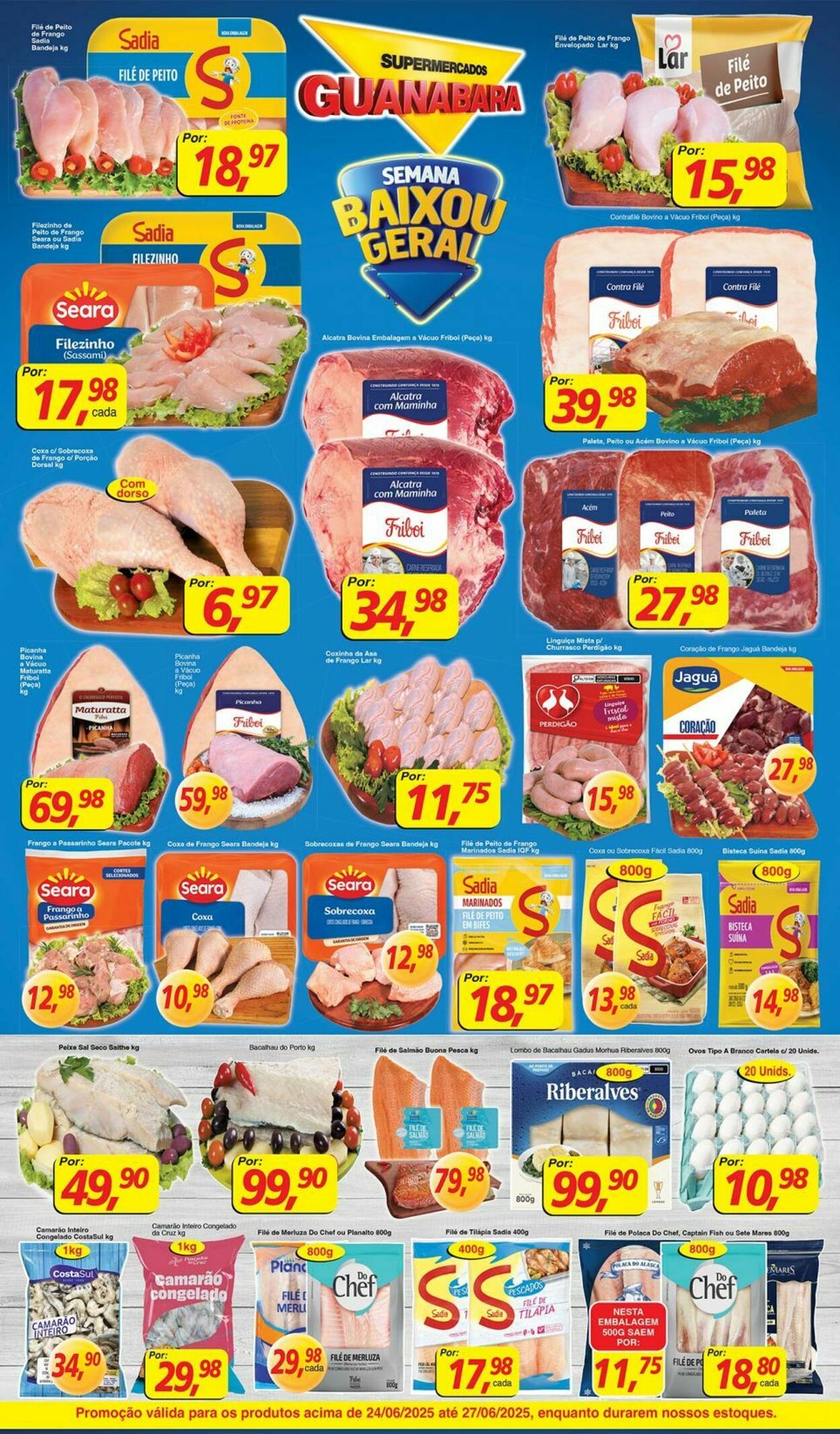 Folheto Supermercados Guanabara 24.06.2025 - 25.06.2025