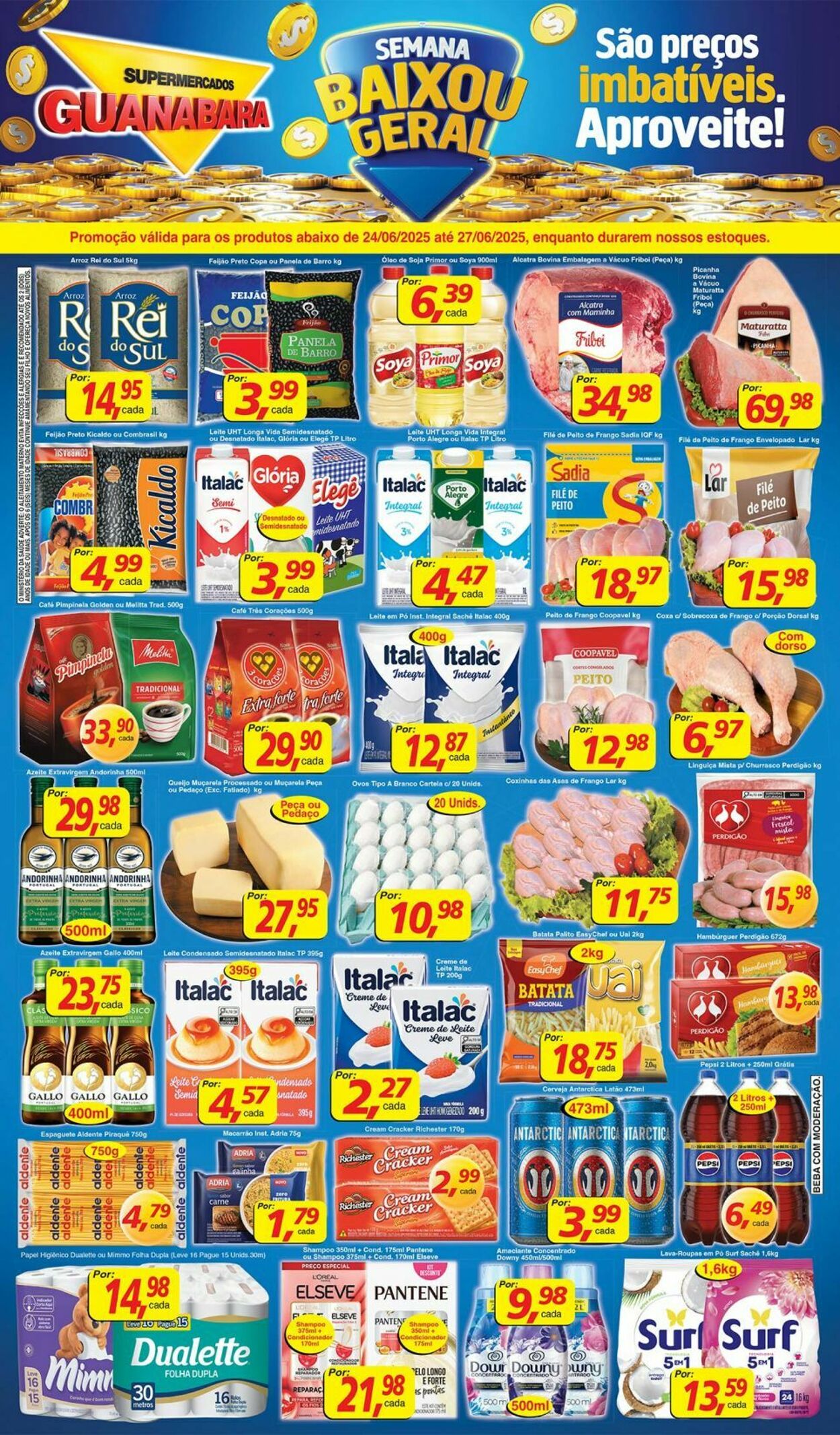 Folheto Supermercados Guanabara 24.06.2025 - 25.06.2025