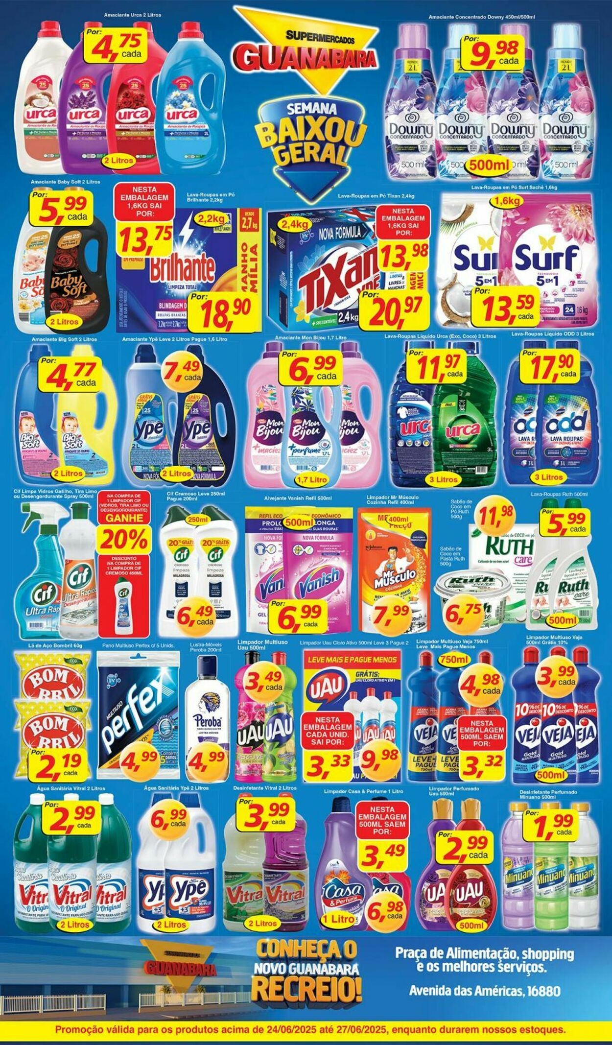 Folheto Supermercados Guanabara 24.06.2025 - 25.06.2025