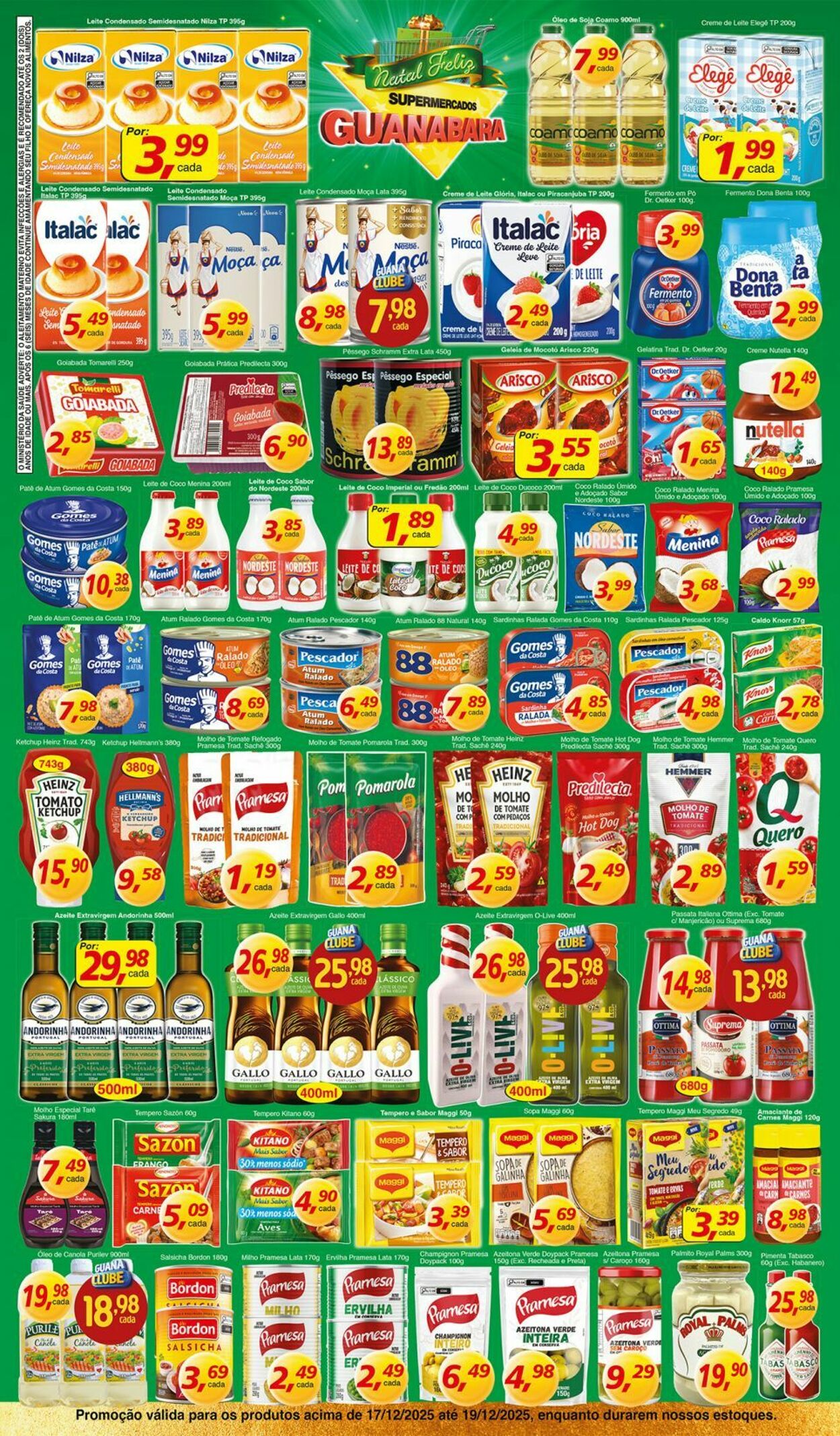 Folheto Supermercados Guanabara 17.12.2025 - 18.12.2025