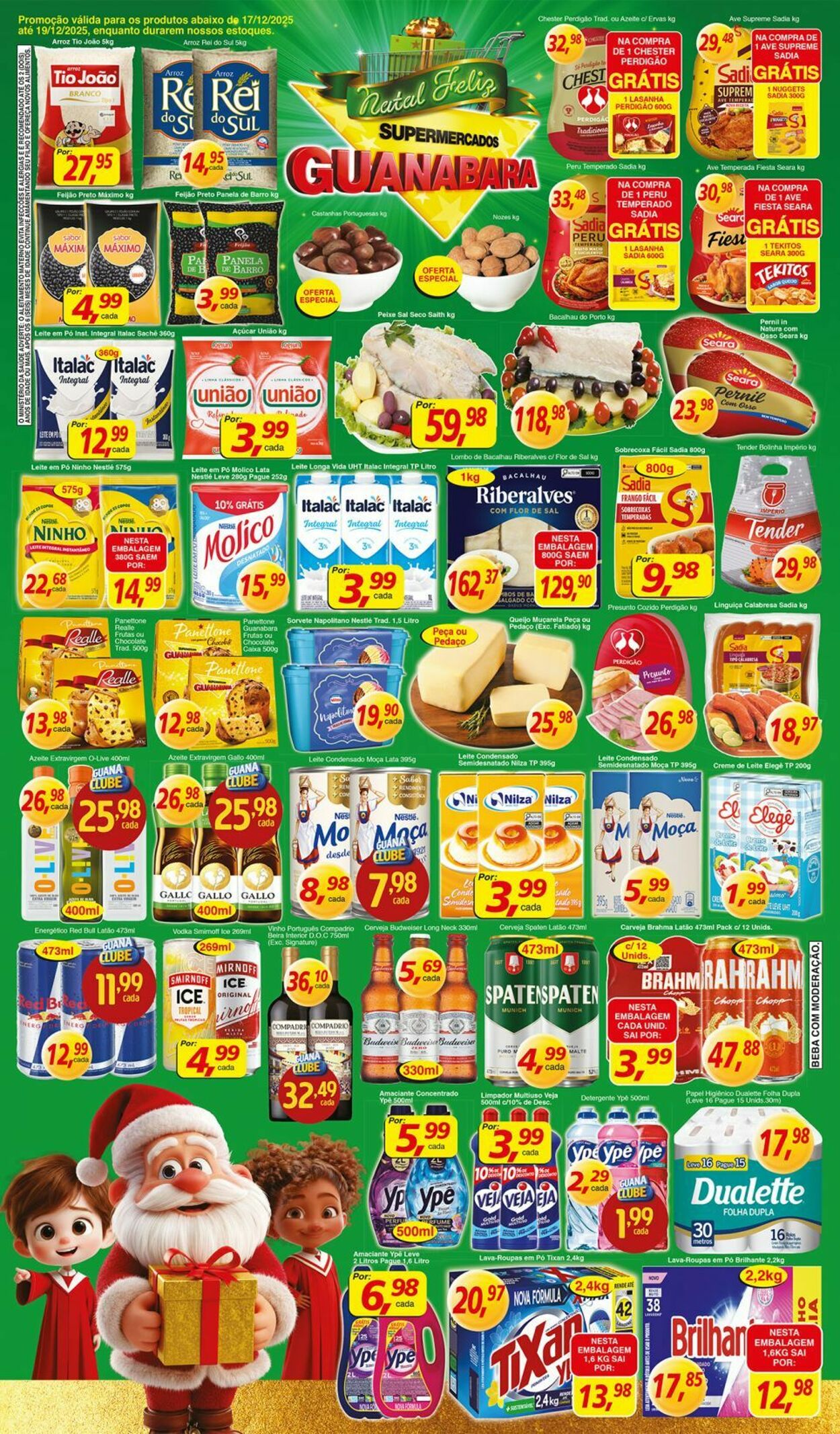 Folheto Supermercados Guanabara 17.12.2025 - 18.12.2025
