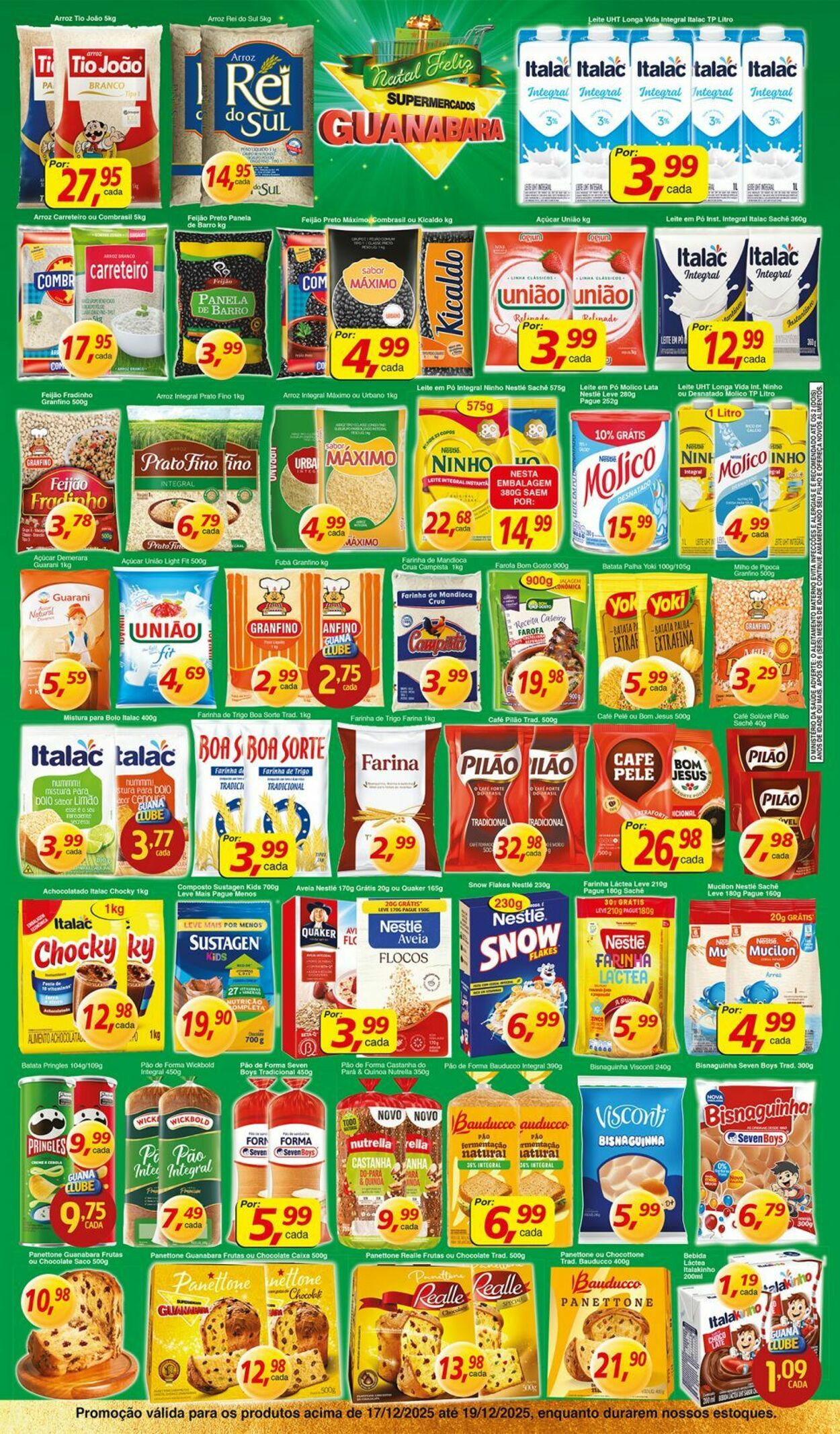 Folheto Supermercados Guanabara 17.12.2025 - 18.12.2025