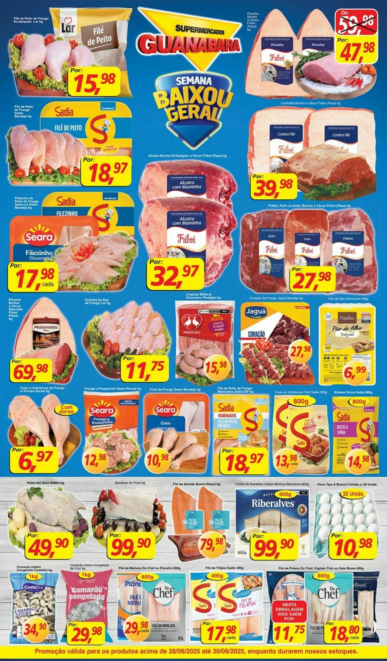 Folheto Supermercados Guanabara 28.06.2025 - 29.06.2025