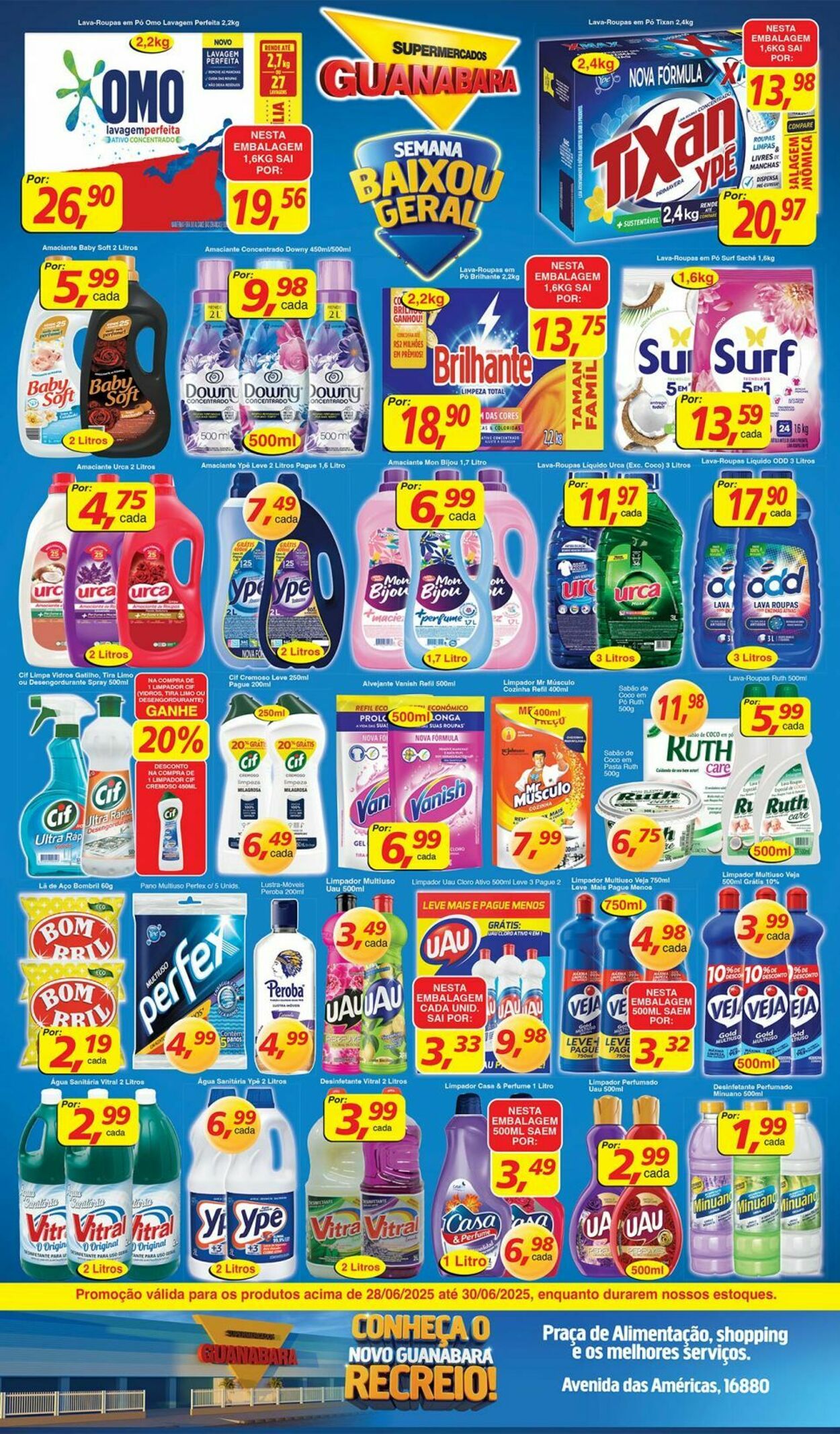 Folheto Supermercados Guanabara 28.06.2025 - 29.06.2025
