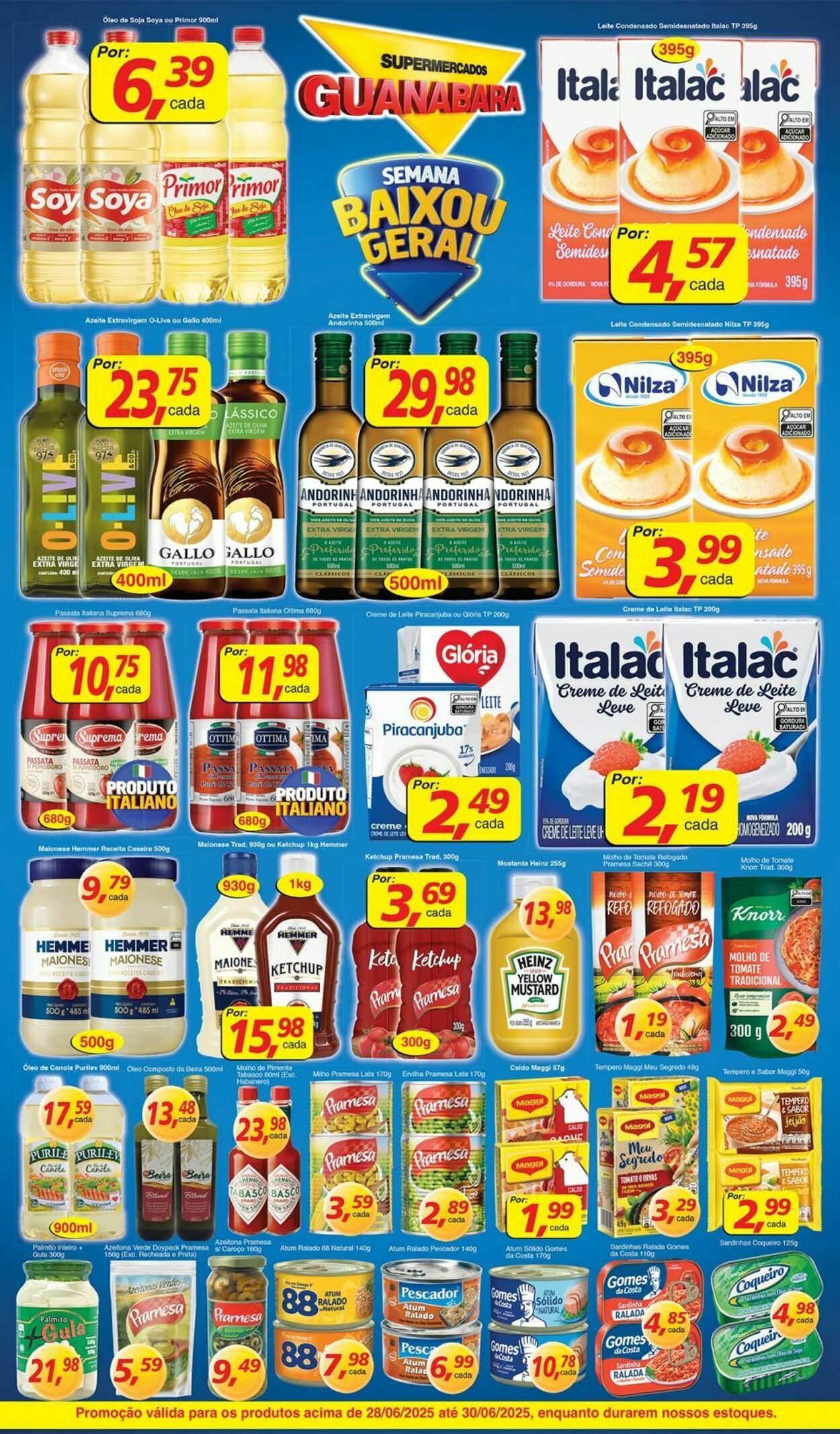 Folheto Supermercados Guanabara 28.06.2025 - 29.06.2025
