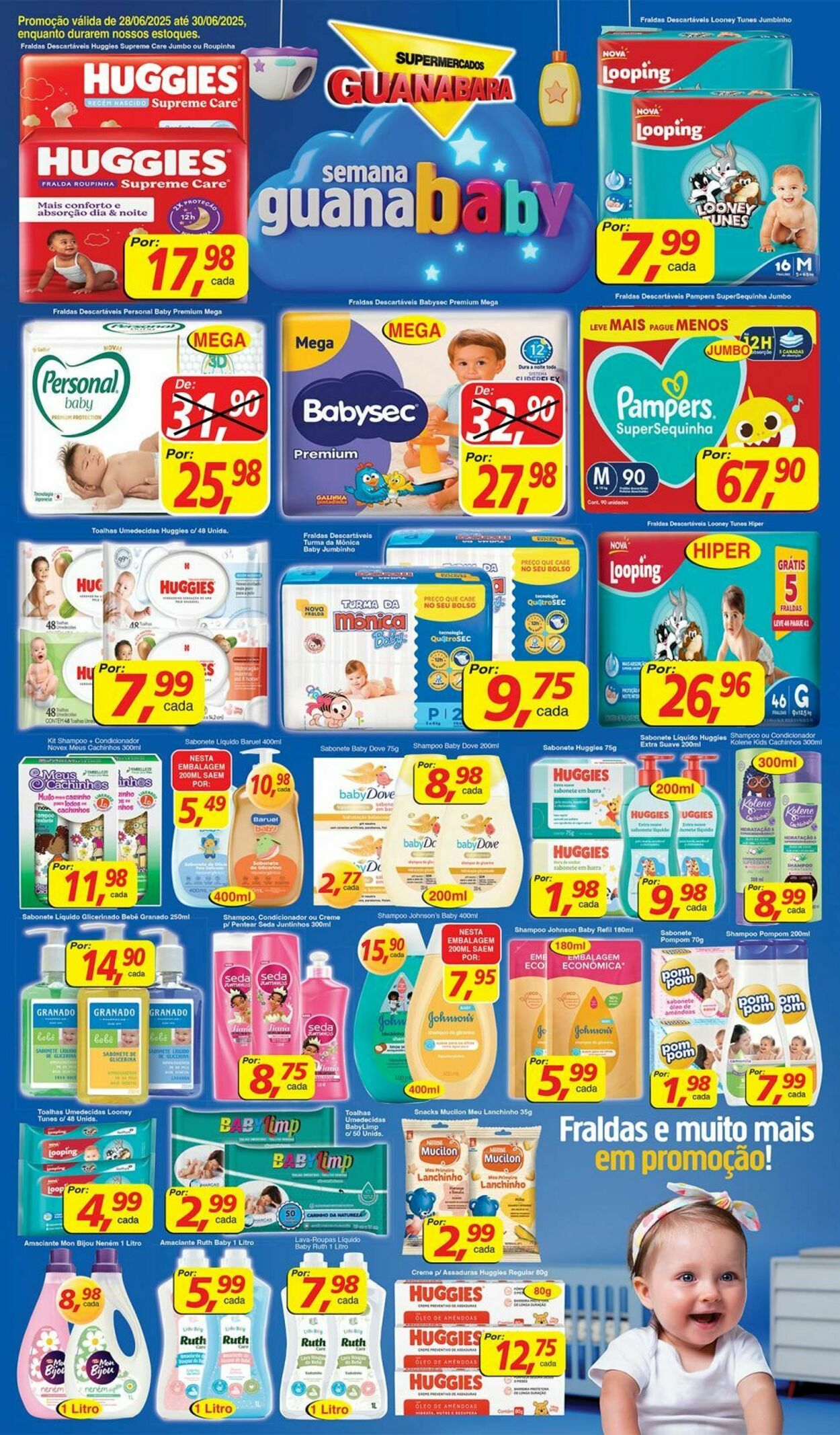Folheto Supermercados Guanabara 28.06.2025 - 29.06.2025