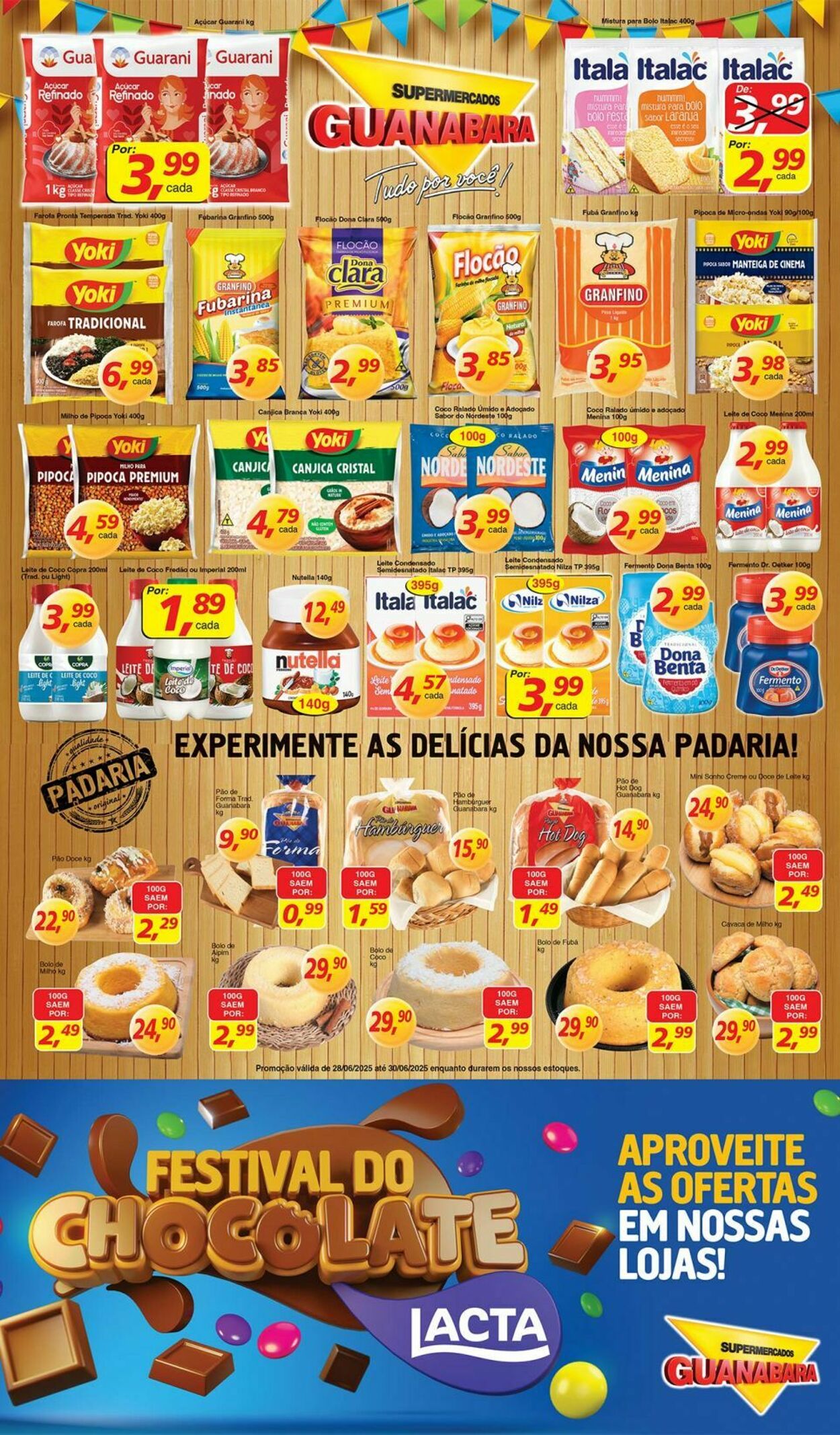 Folheto Supermercados Guanabara 28.06.2025 - 29.06.2025