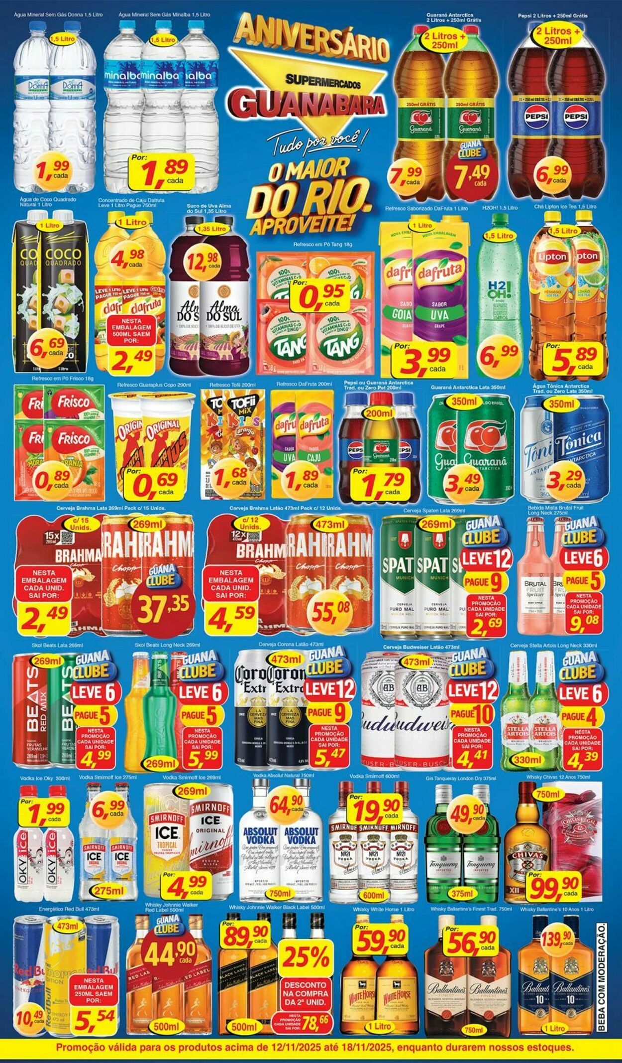 Folheto Supermercados Guanabara 12.11.2025 - 13.11.2025