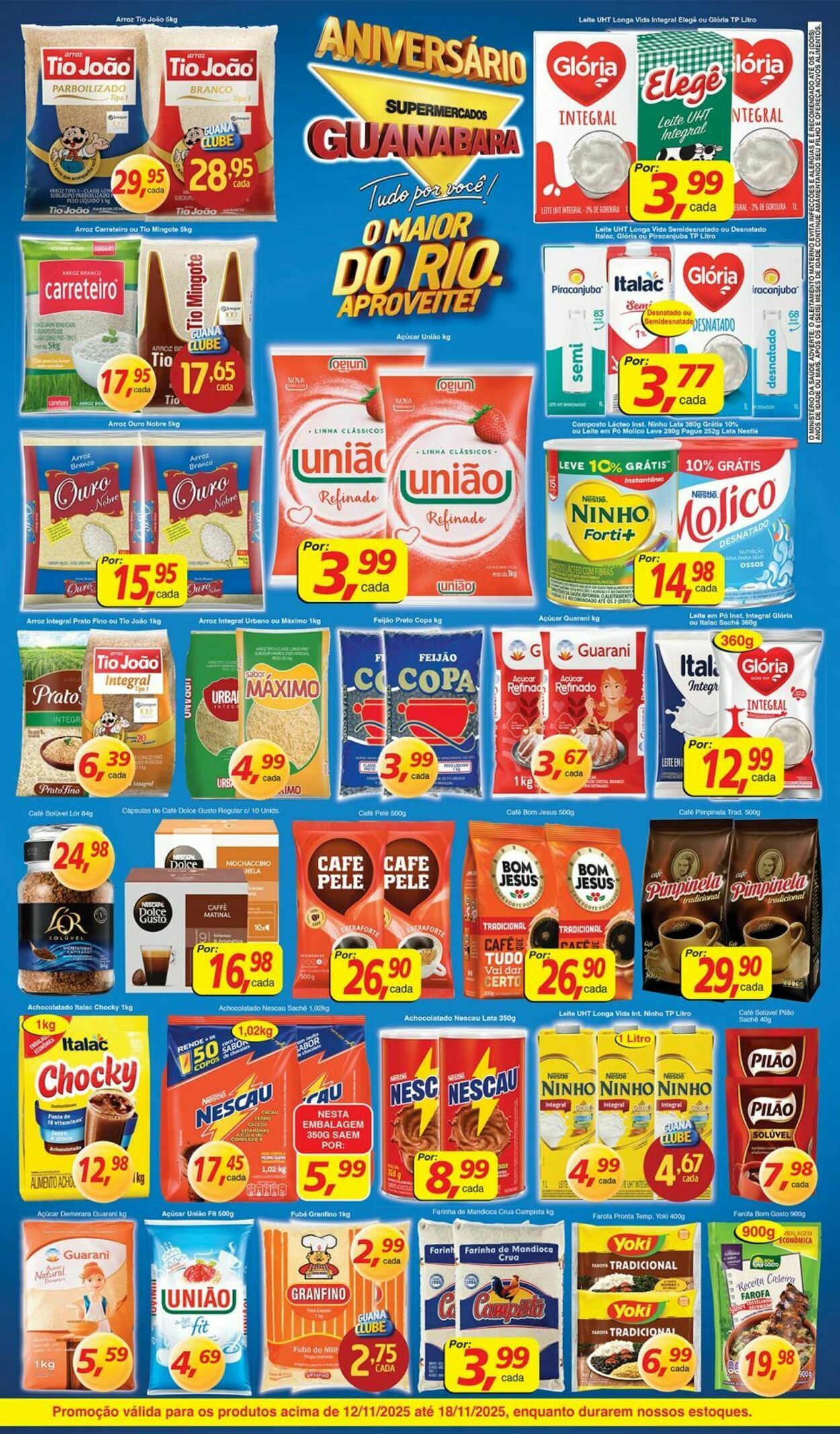 Folheto Supermercados Guanabara 12.11.2025 - 13.11.2025