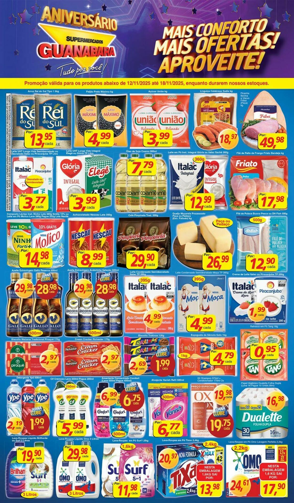 Folheto Supermercados Guanabara 12.11.2025 - 13.11.2025