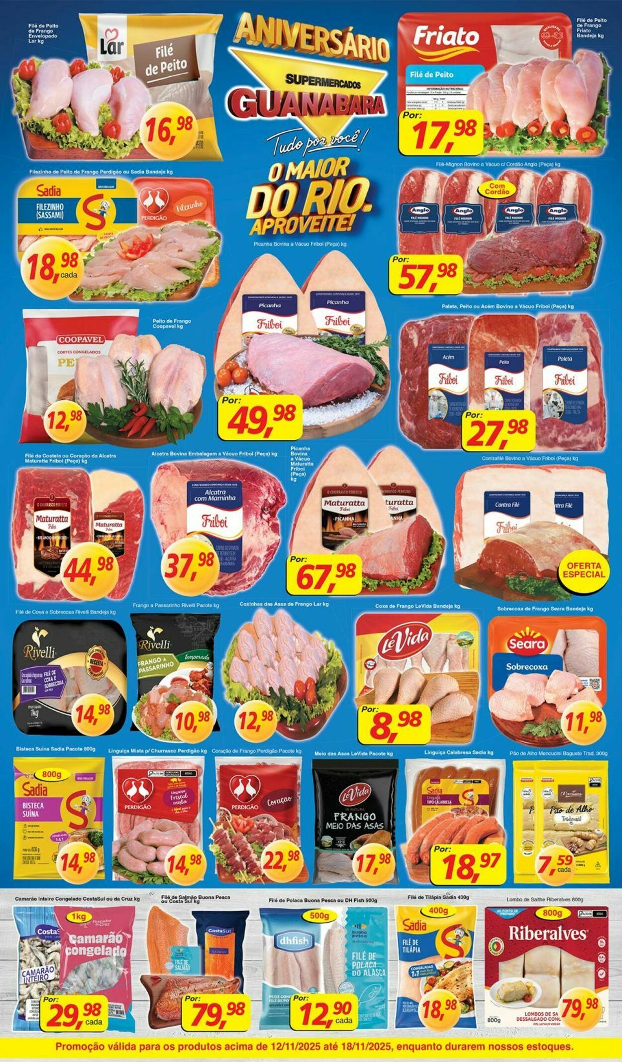 Folheto Supermercados Guanabara 12.11.2025 - 13.11.2025