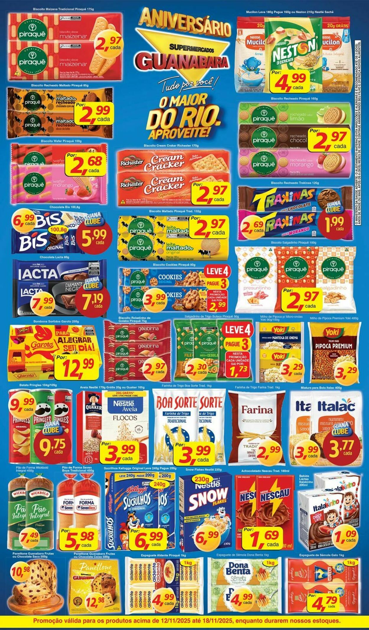Folheto Supermercados Guanabara 12.11.2025 - 13.11.2025