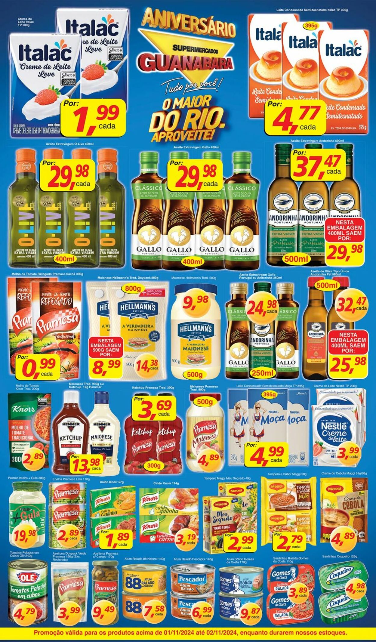 Folheto Supermercados Guanabara 01.11.2024 - 02.11.2024