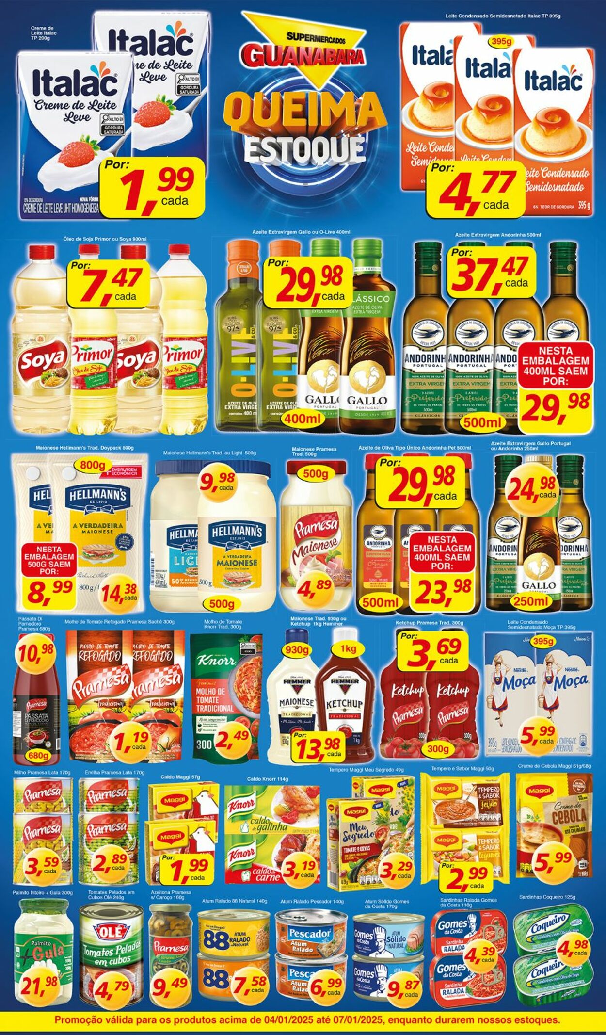 Folheto Supermercados Guanabara 04.01.2025 - 05.01.2025