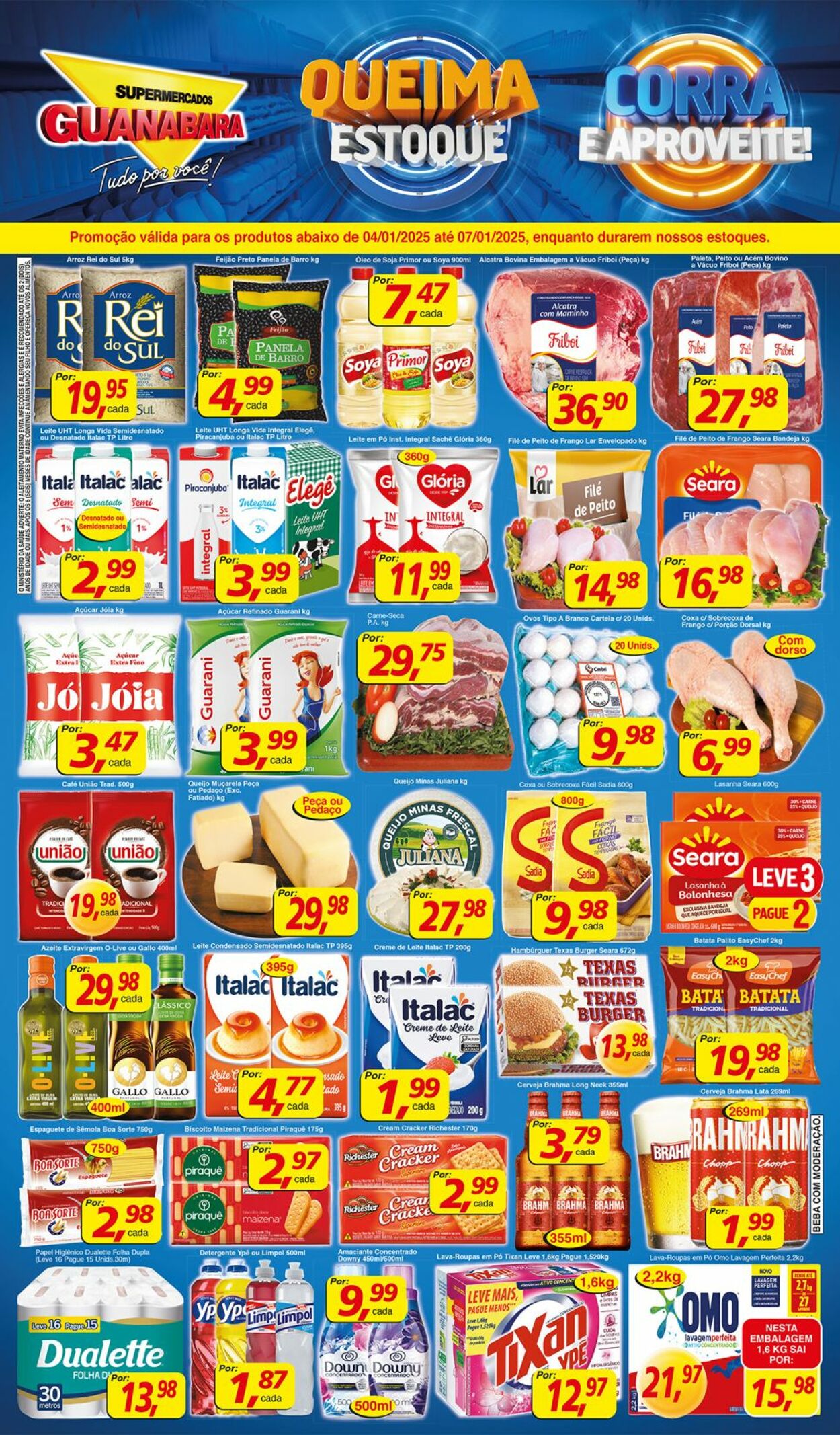 Folheto Supermercados Guanabara 04.01.2025 - 05.01.2025