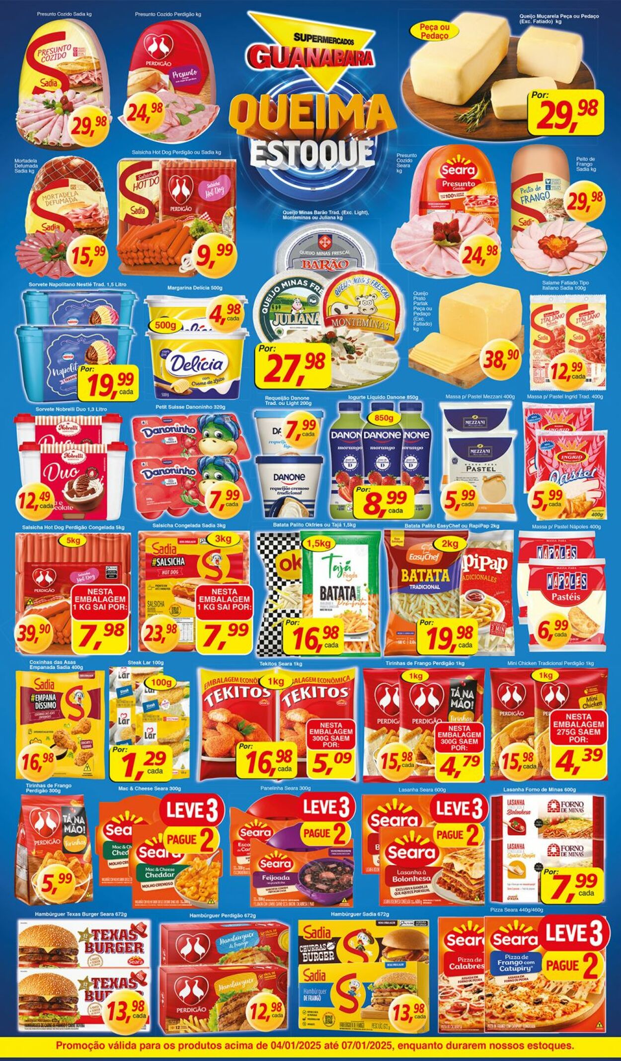 Folheto Supermercados Guanabara 04.01.2025 - 05.01.2025