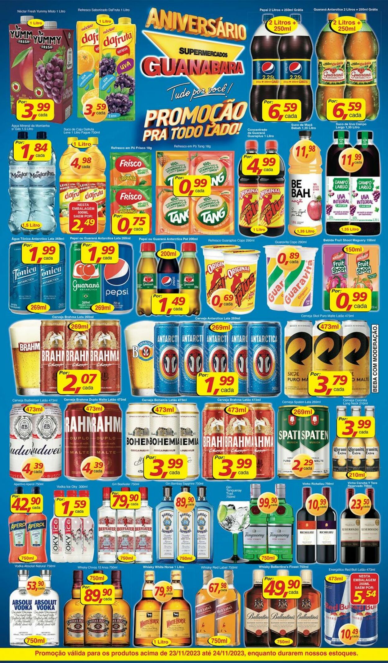 Folheto Supermercados Guanabara 23.11.2023 - 24.11.2023