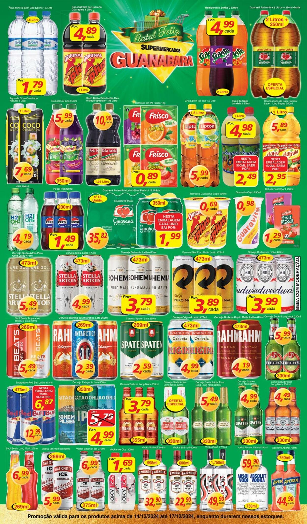 Folheto Supermercados Guanabara 14.12.2024 - 15.12.2024