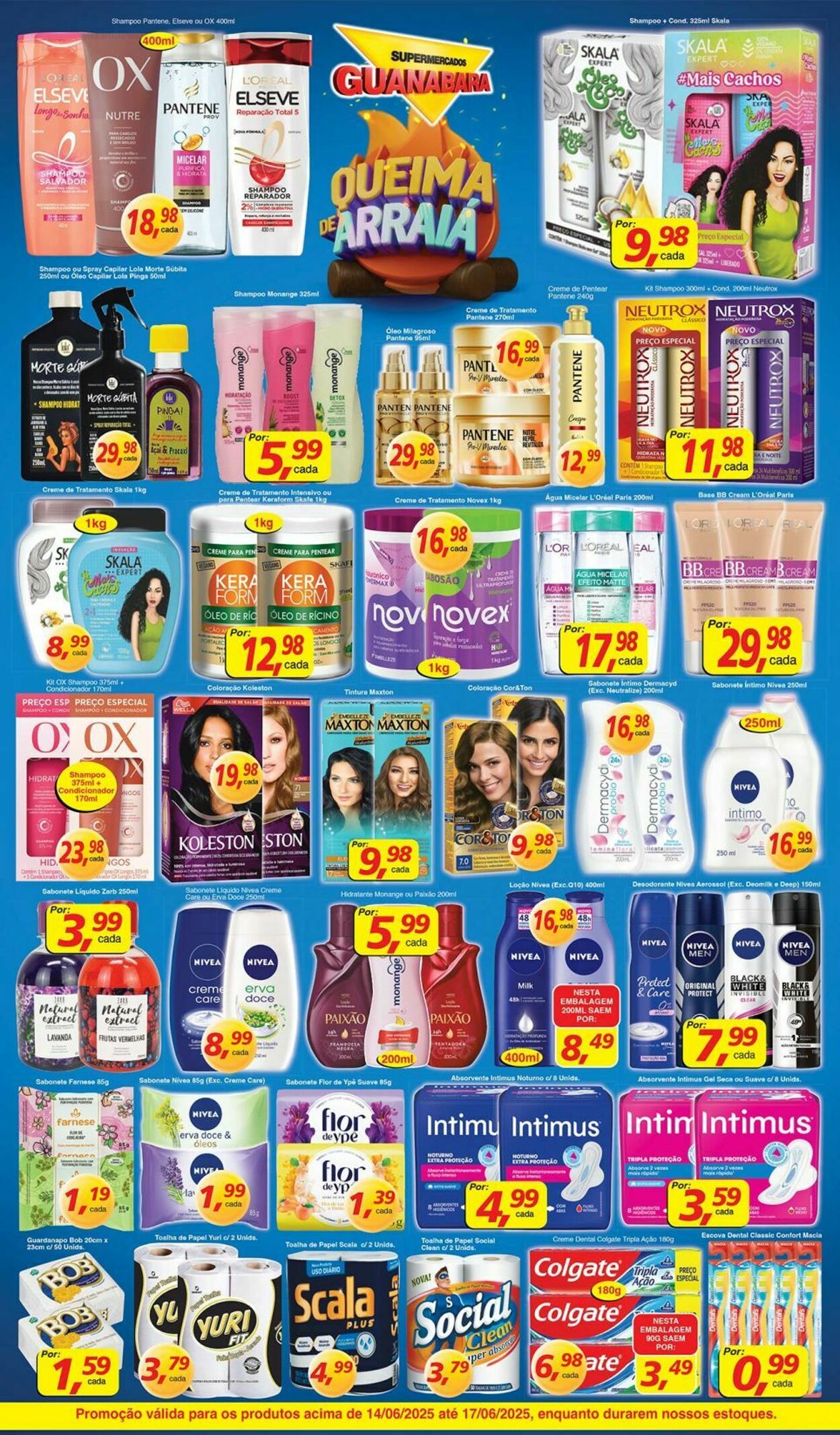 Folheto Supermercados Guanabara 14.06.2025 - 15.06.2025