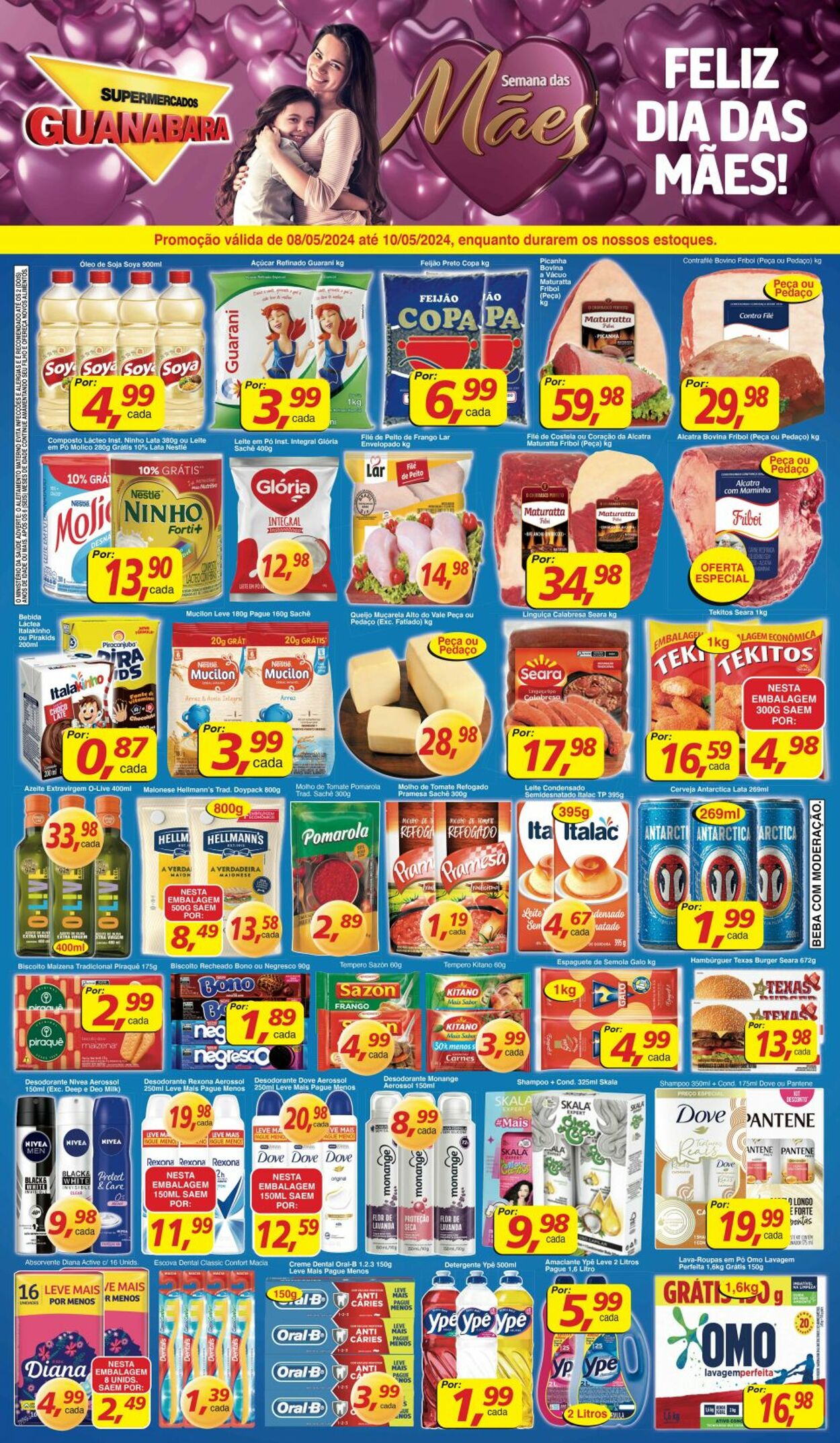 Folheto Supermercados Guanabara - Encarte — Supermercados Guanabara 8 mai, 2024 - 10 mai, 2024