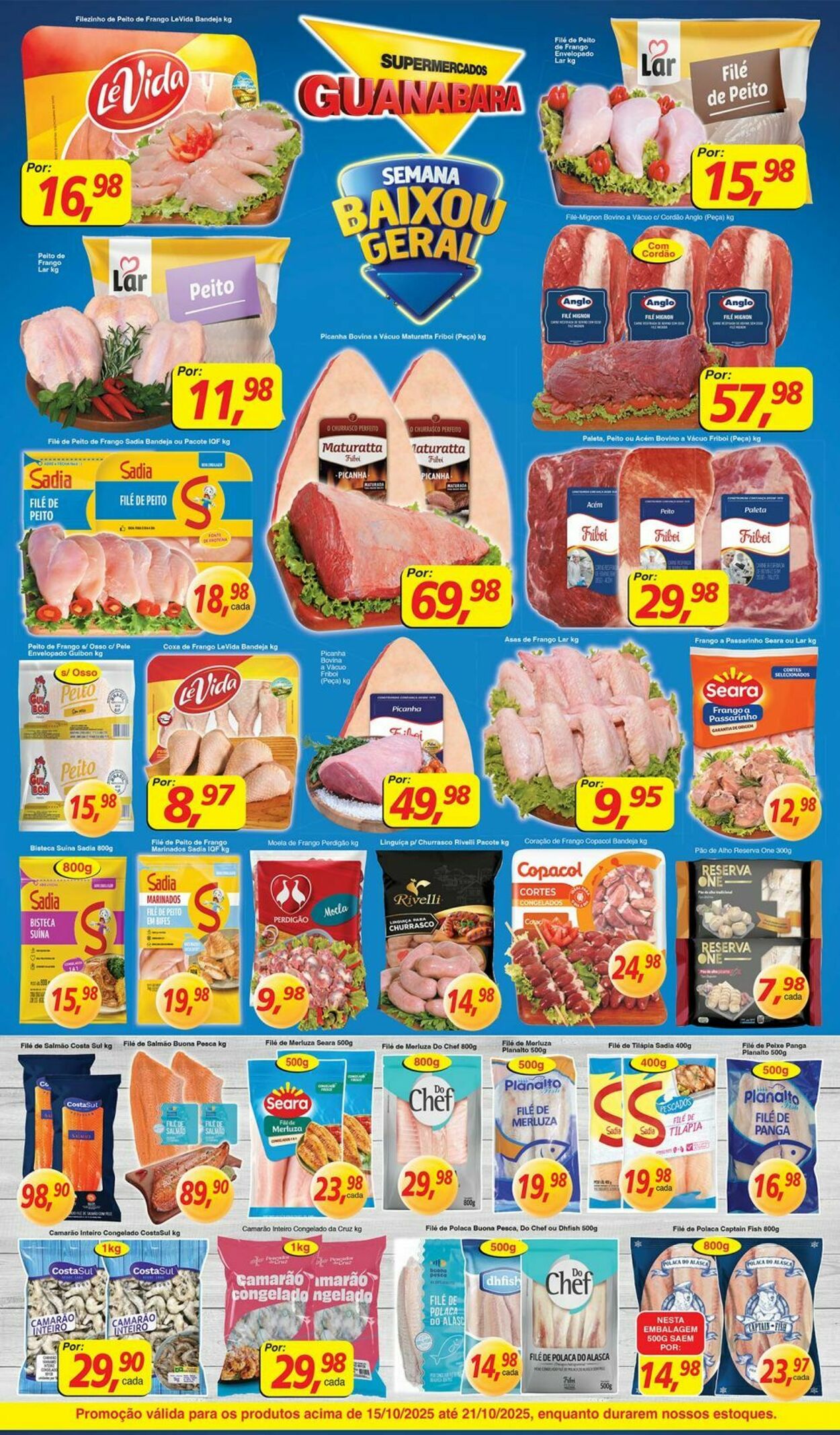 Folheto Supermercados Guanabara 15.10.2025 - 16.10.2025
