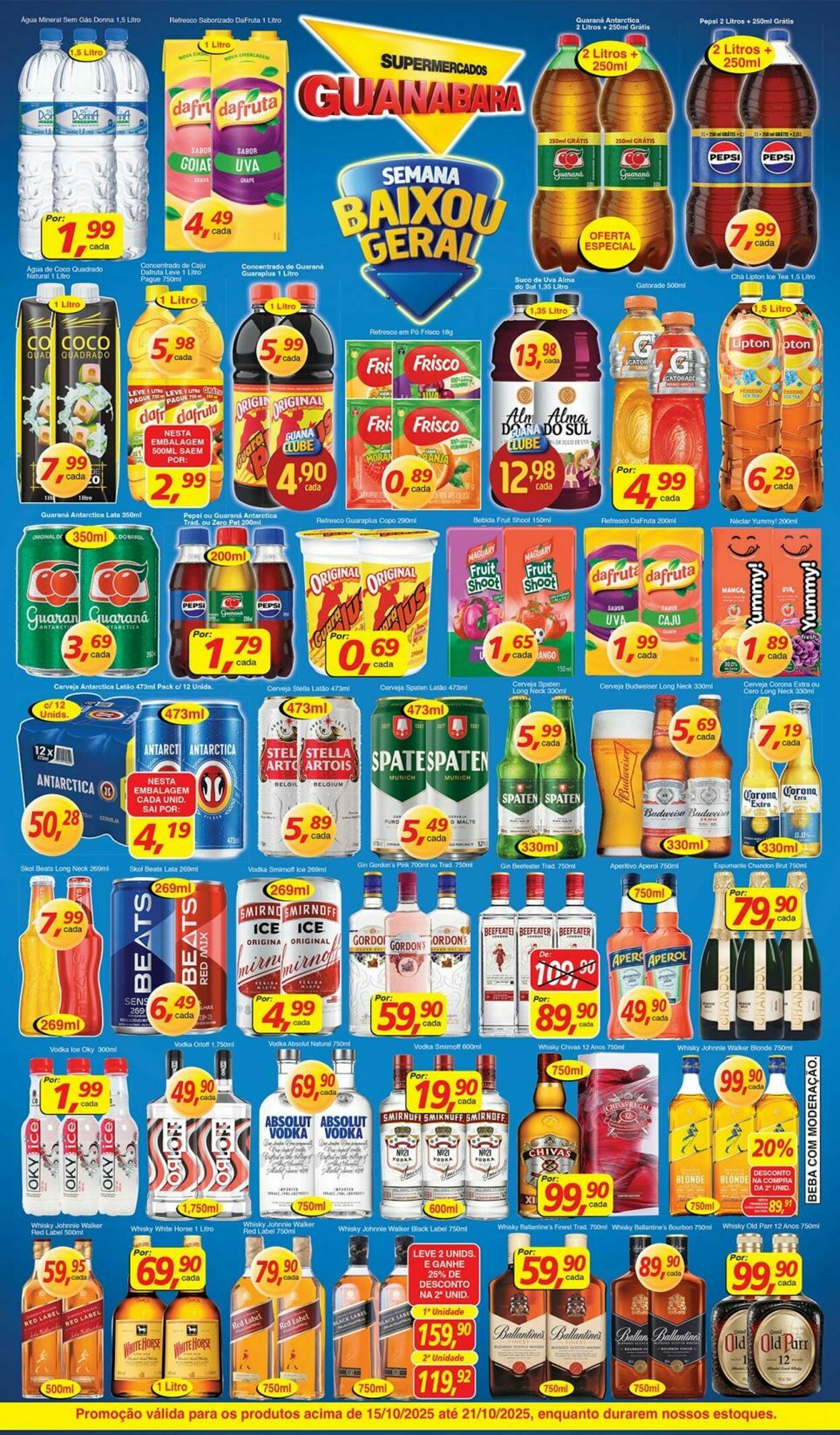 Folheto Supermercados Guanabara 15.10.2025 - 16.10.2025