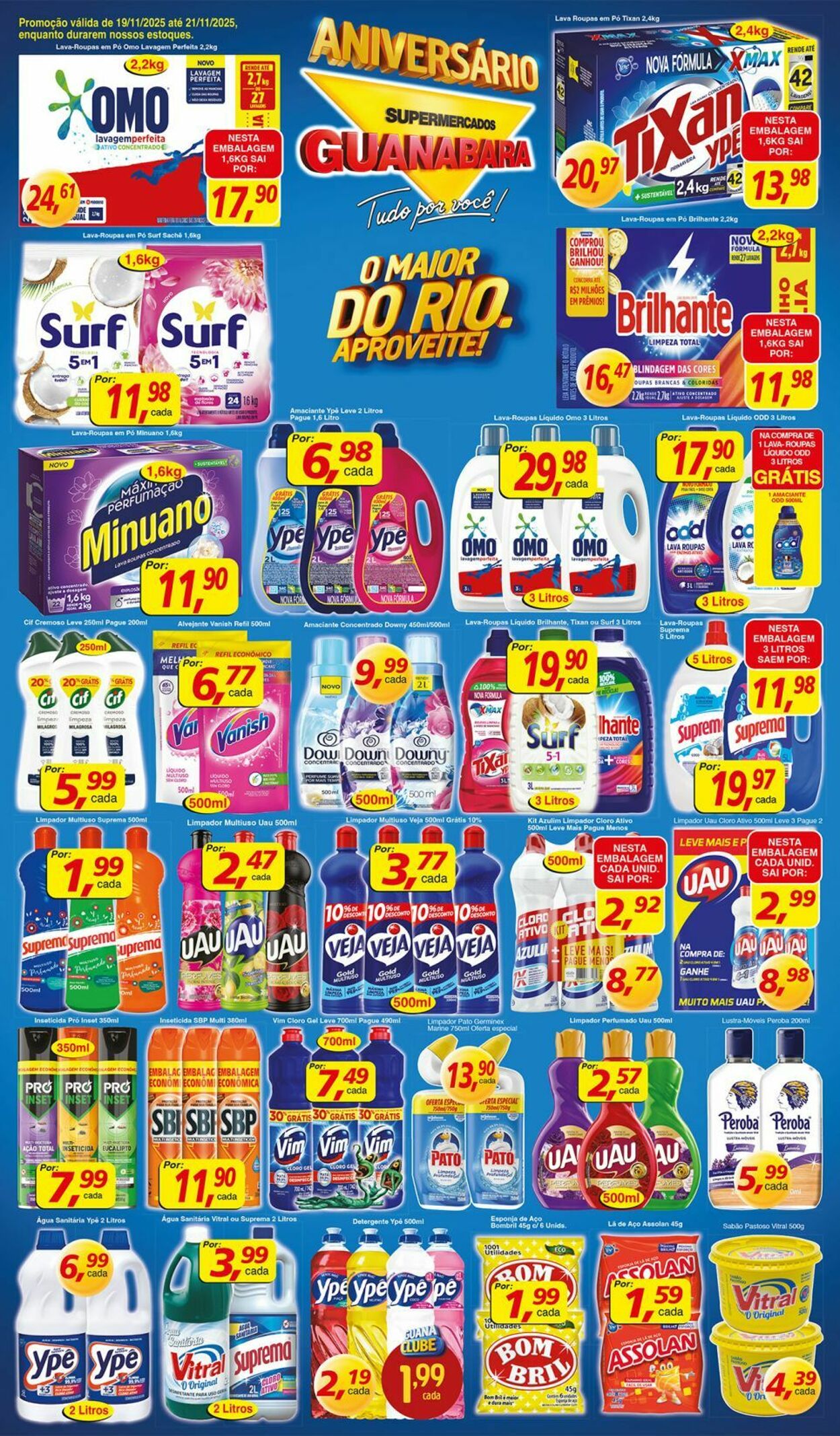 Folheto Supermercados Guanabara 19.11.2025 - 20.11.2025