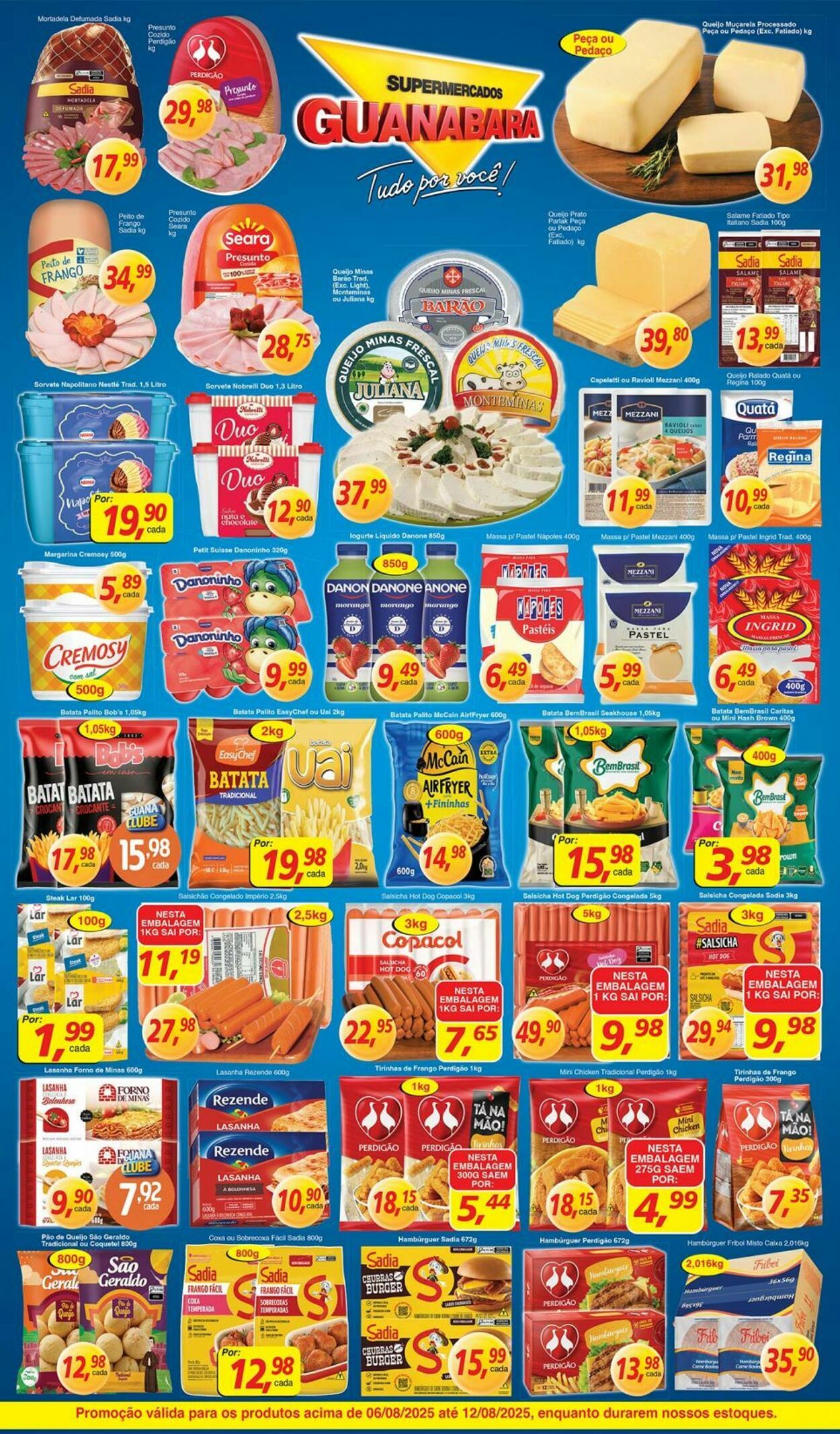 Folheto Supermercados Guanabara 06.08.2025 - 07.08.2025