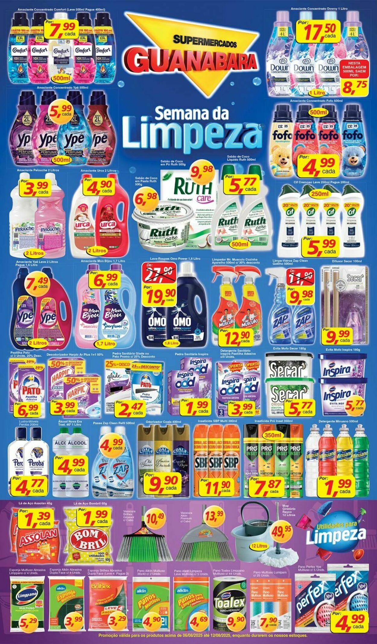 Folheto Supermercados Guanabara 06.08.2025 - 07.08.2025