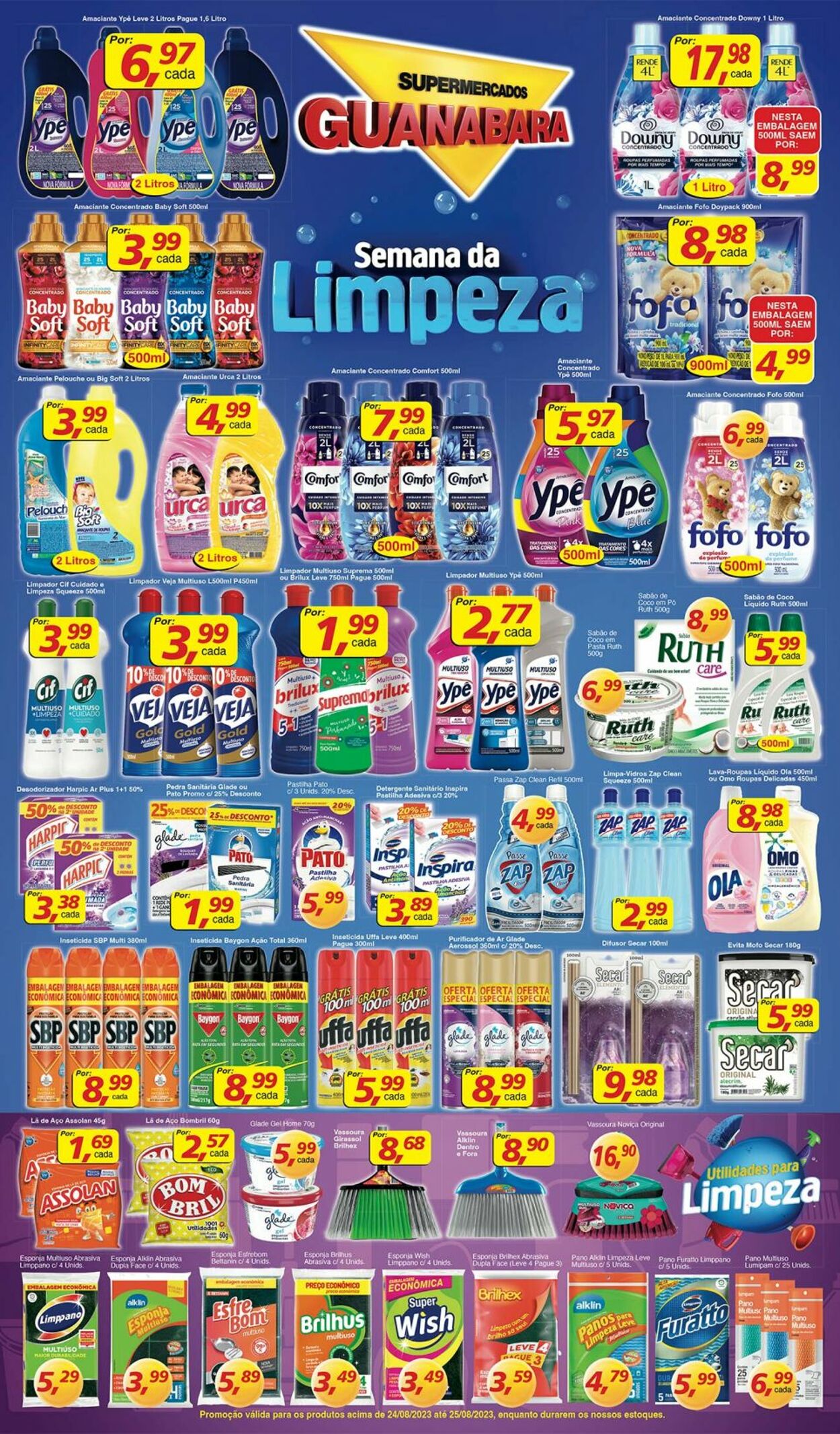 Supermercados Guanabara Folheto Promocional - Válido De 24.08 A 25.08 ...