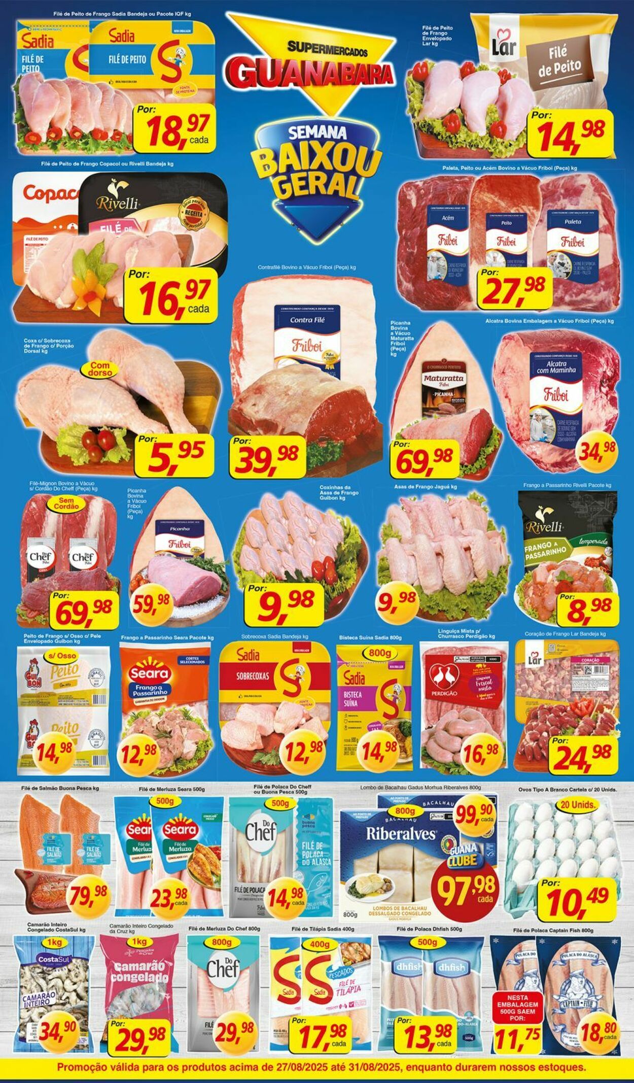 Folheto Supermercados Guanabara 27.08.2025 - 28.08.2025