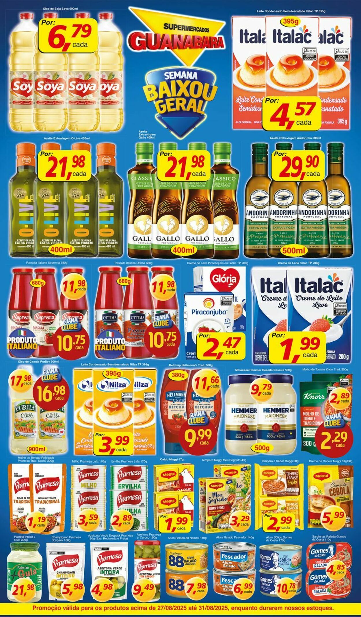 Folheto Supermercados Guanabara 27.08.2025 - 28.08.2025