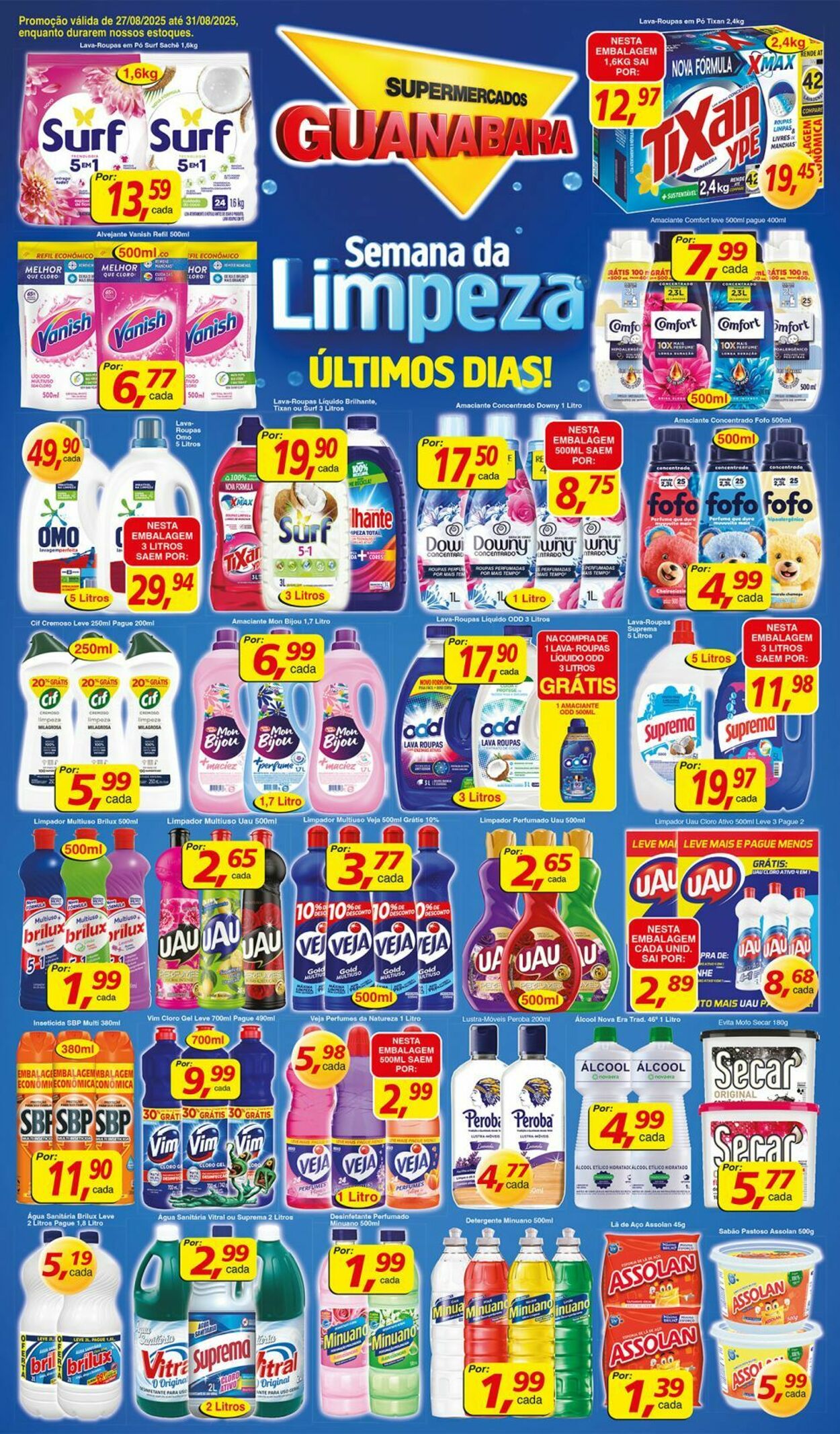 Folheto Supermercados Guanabara 27.08.2025 - 28.08.2025
