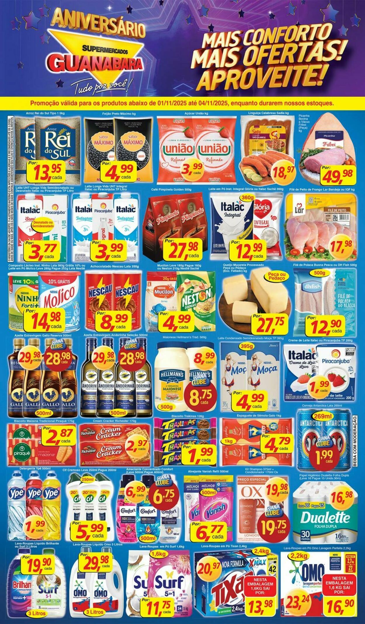 Folheto Supermercados Guanabara 01.11.2025 - 02.11.2025