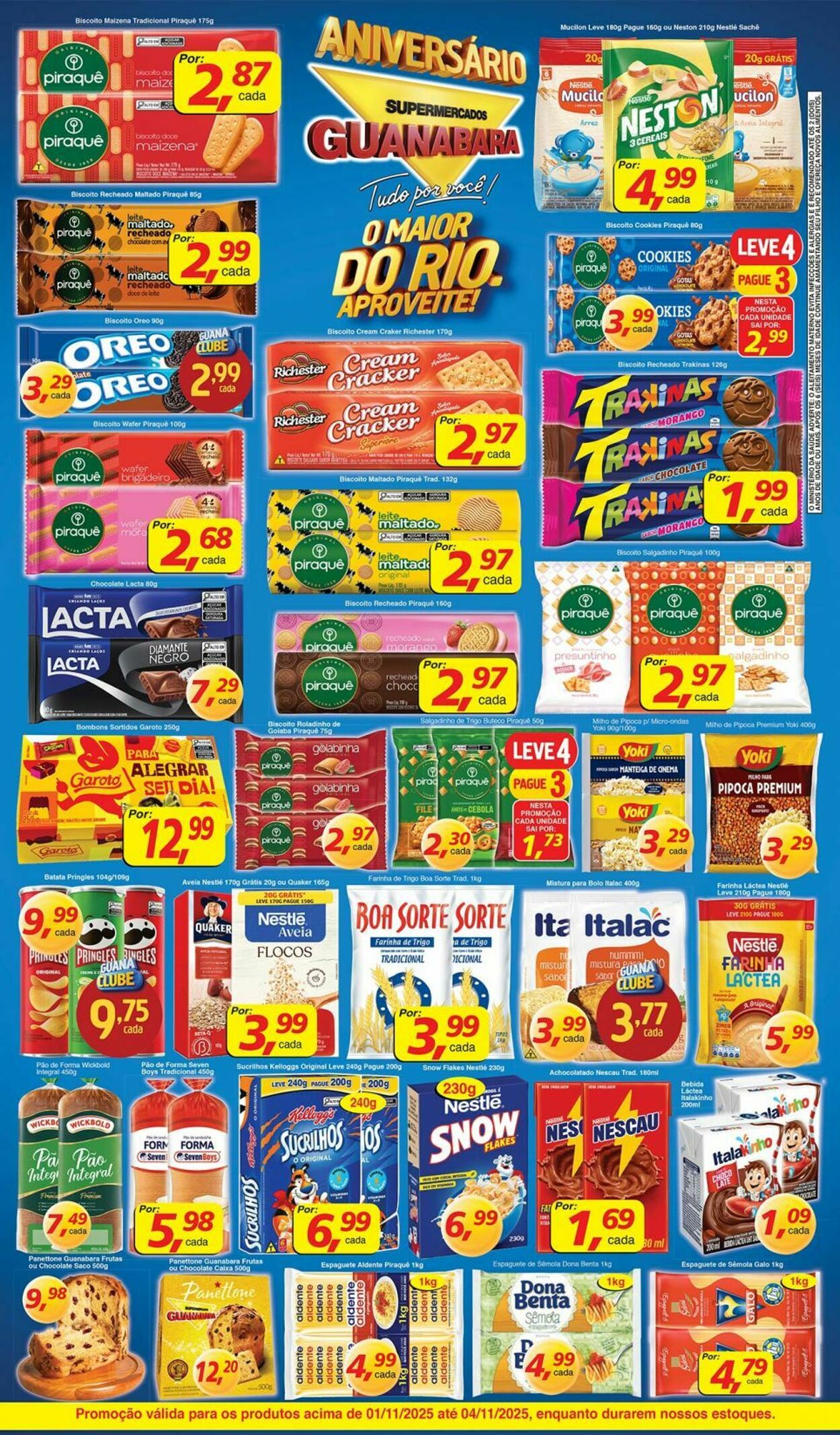 Folheto Supermercados Guanabara 01.11.2025 - 02.11.2025