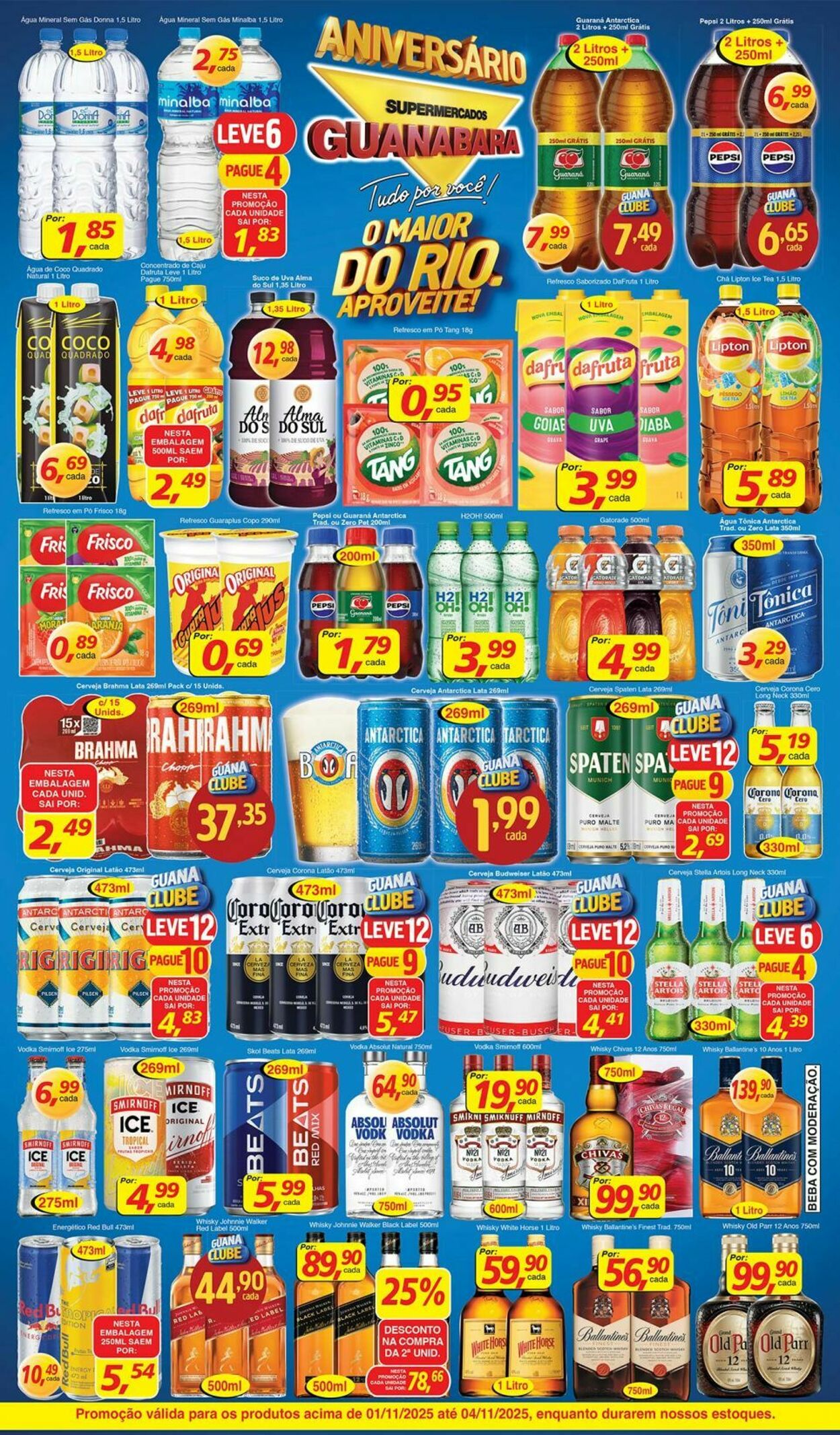 Folheto Supermercados Guanabara 01.11.2025 - 02.11.2025