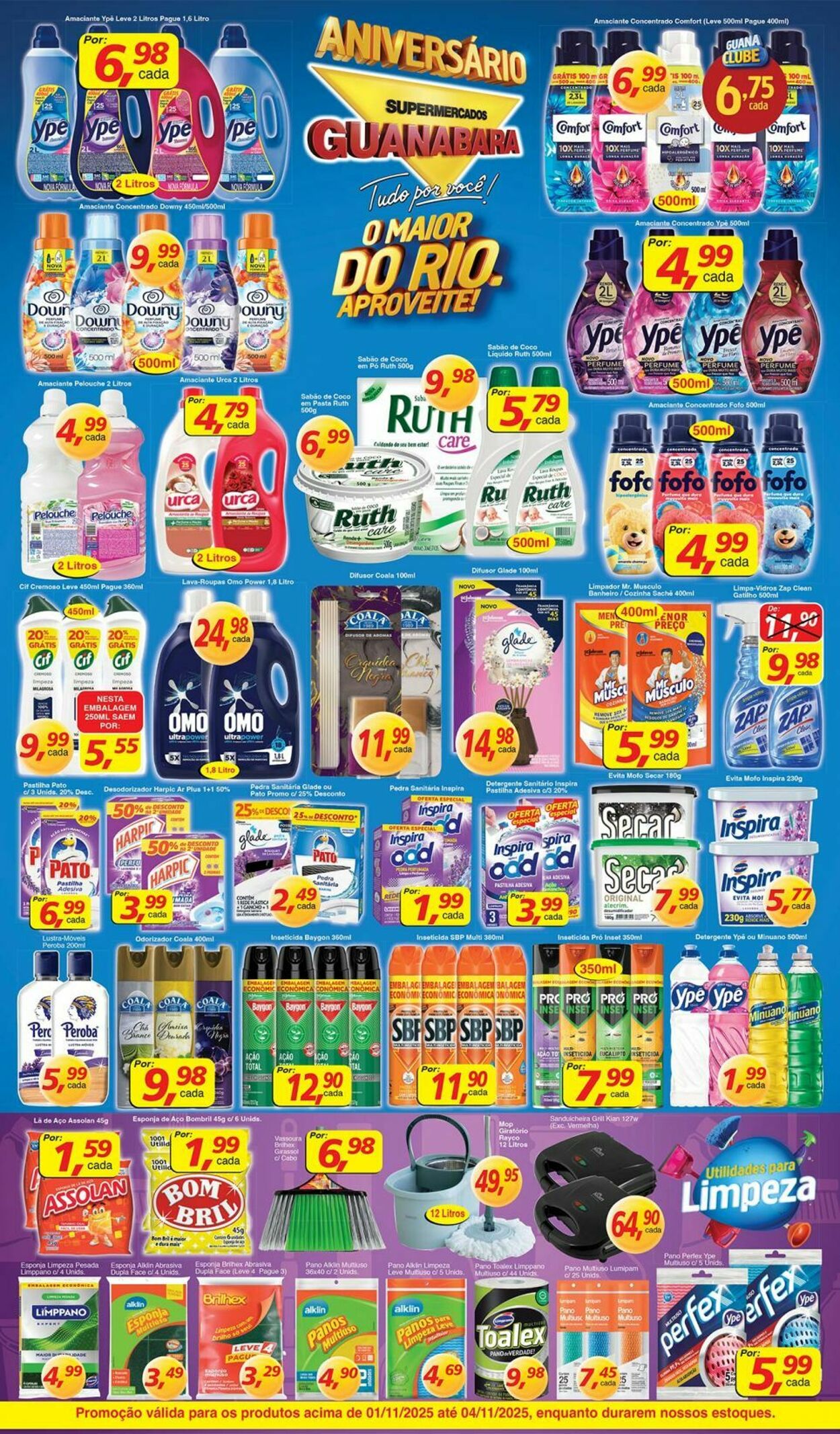 Folheto Supermercados Guanabara 01.11.2025 - 02.11.2025