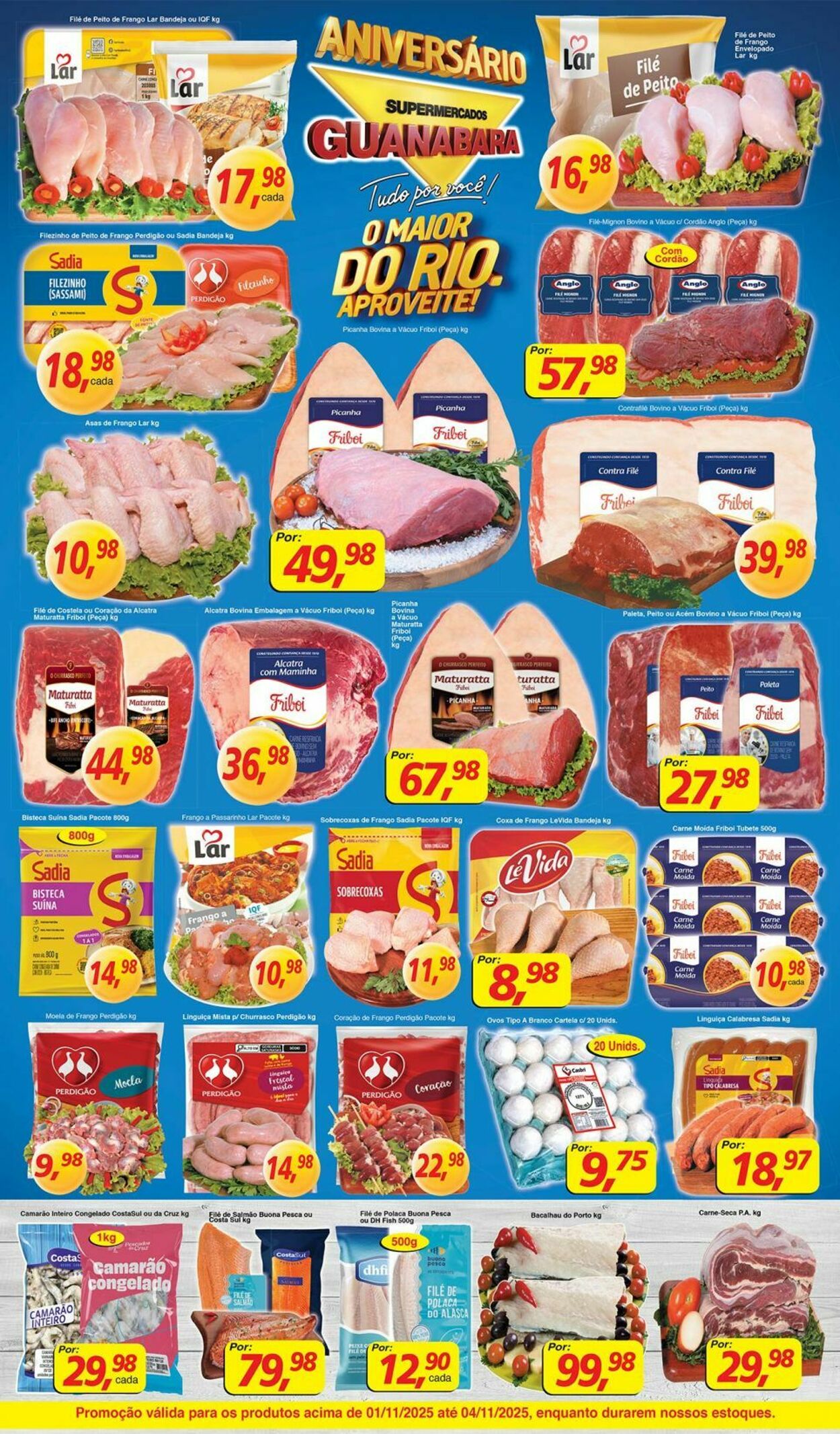 Folheto Supermercados Guanabara 01.11.2025 - 02.11.2025
