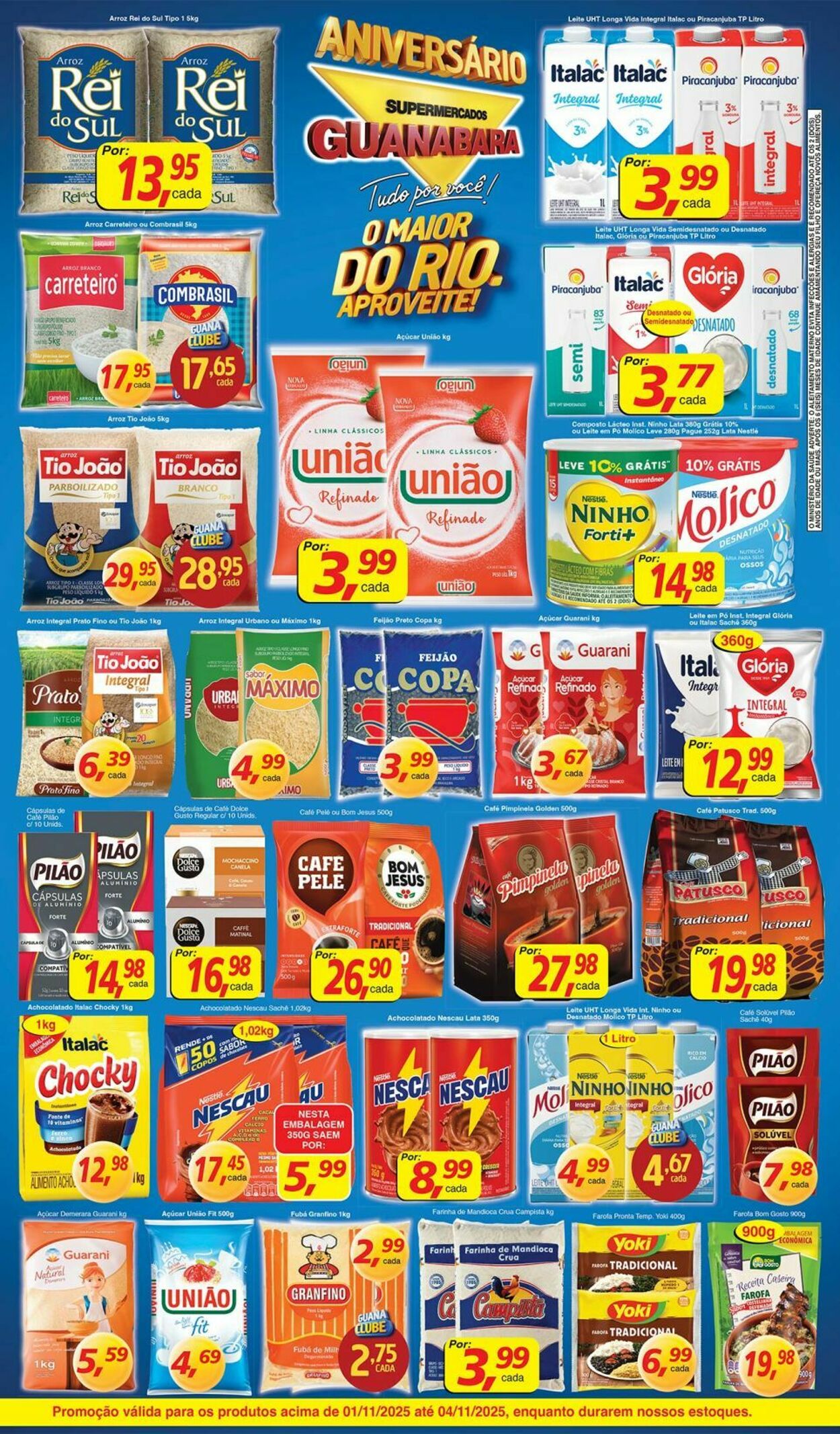 Folheto Supermercados Guanabara 01.11.2025 - 02.11.2025