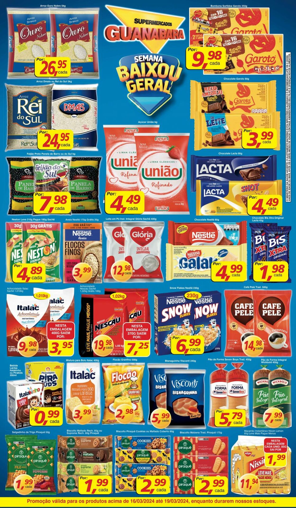 Folheto Supermercados Guanabara 16.03.2023 - 19.03.2023