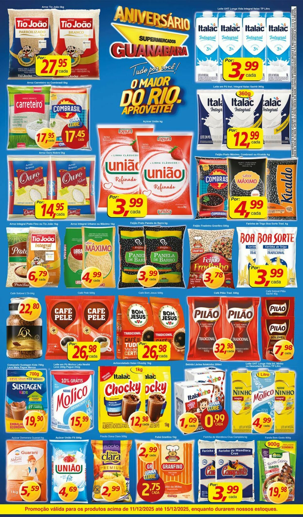 Folheto Supermercados Guanabara 11.12.2025 - 12.12.2025